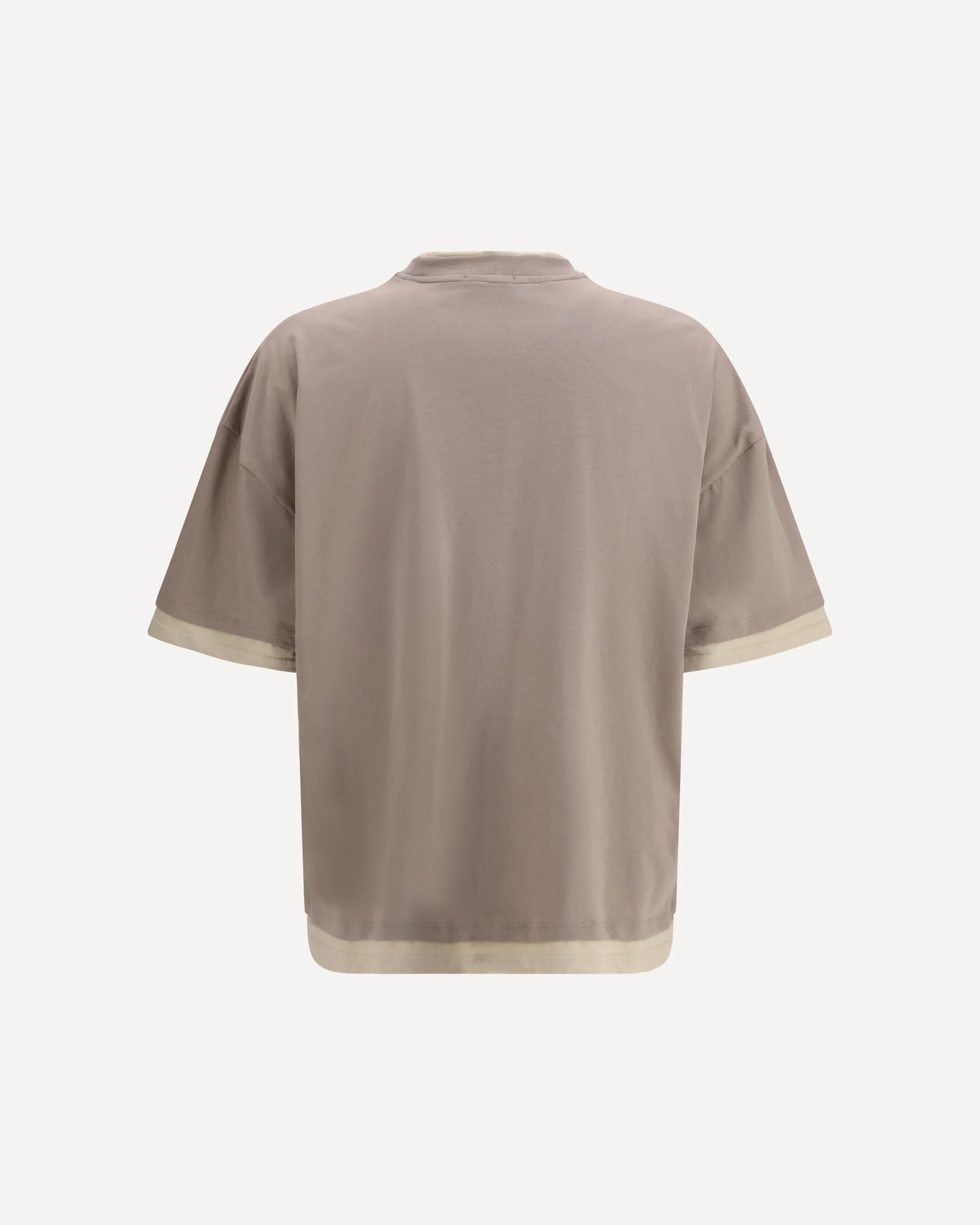 Over T-Shirt in cotton jersey with short sleeves with perforated logo - Image 2