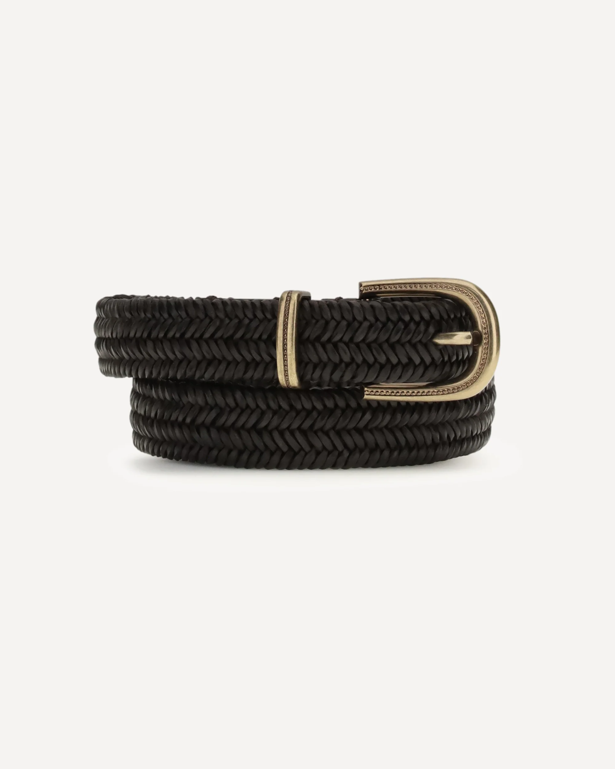 Braided stretch leather Belt - Image 3