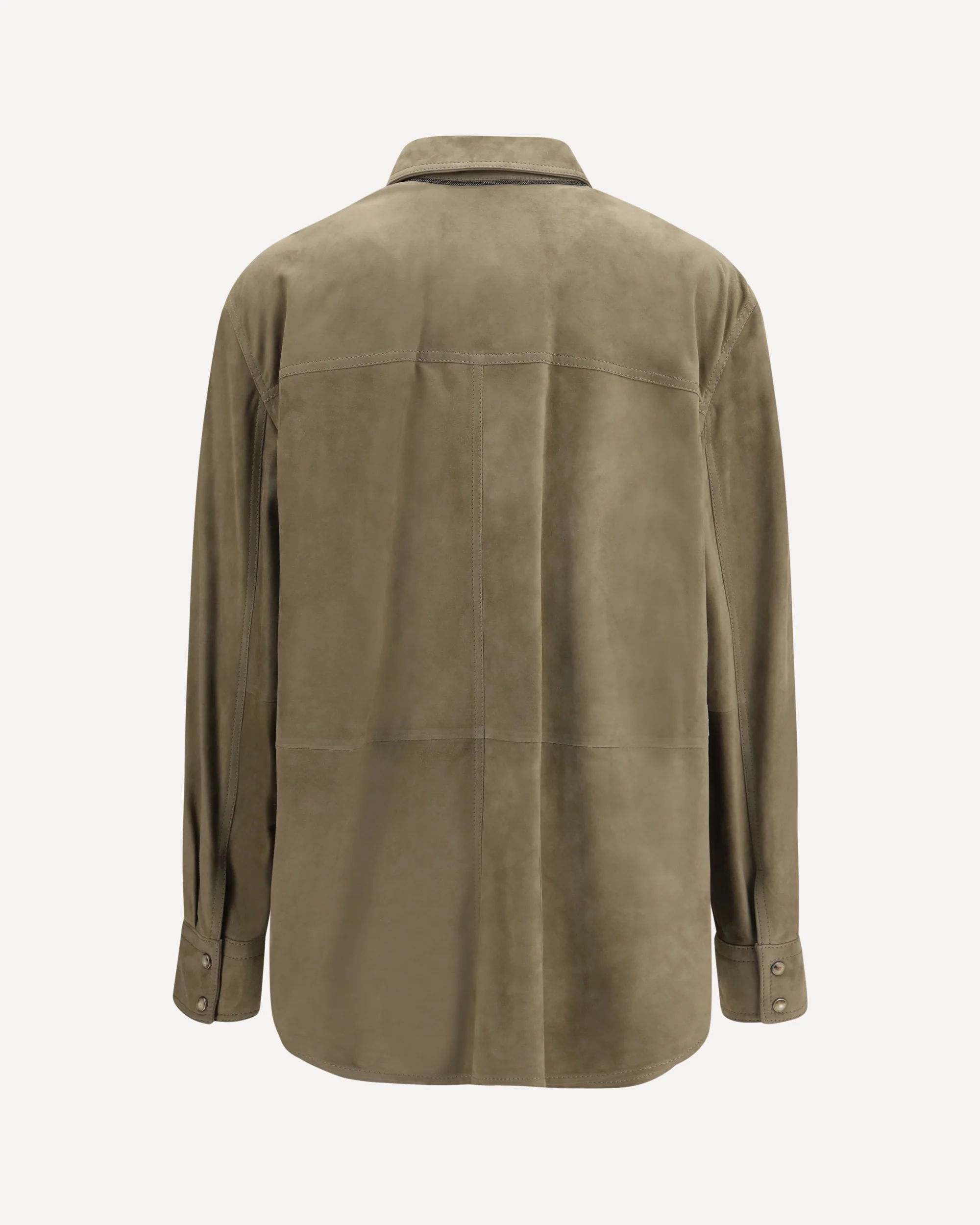 Leather Shirt with chest pockets - Image 2