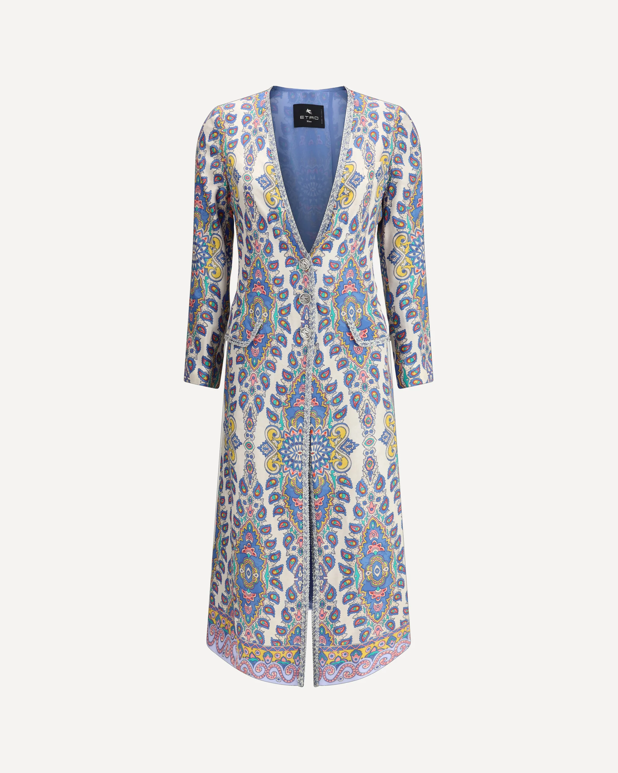 Lightweight paisley print Coat - Image 3
