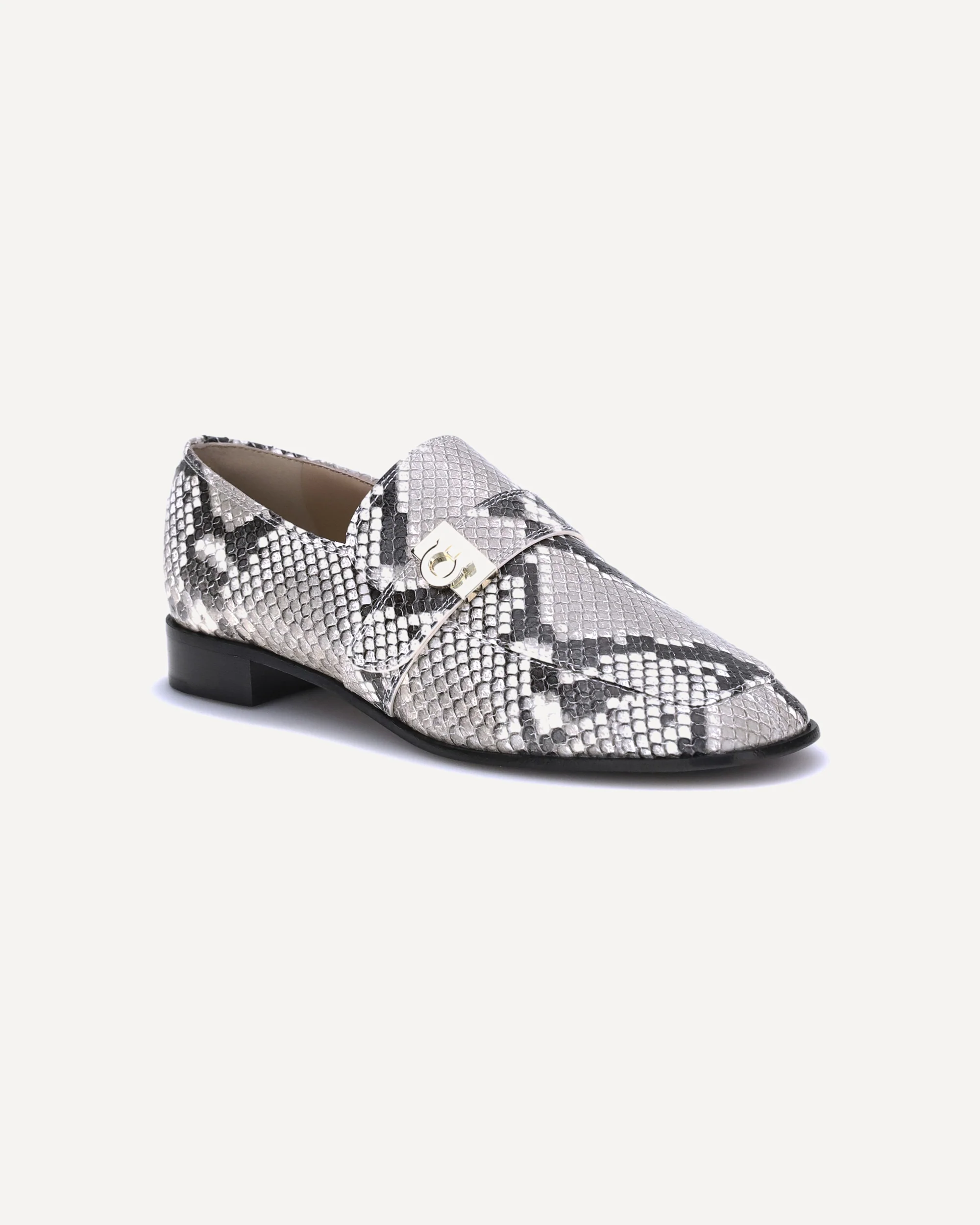 Python print leather Loafers - Image 4