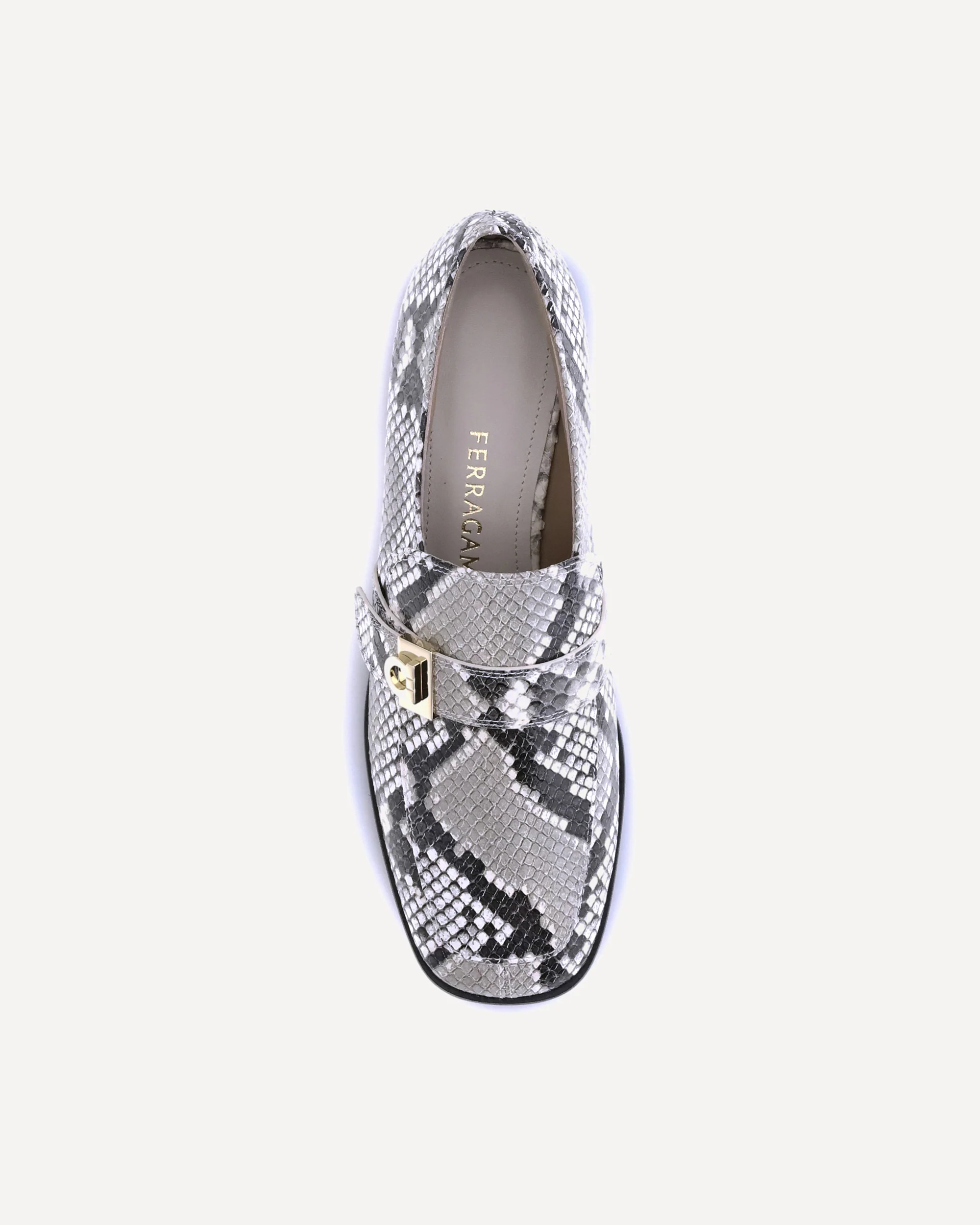 Python print leather Loafers - Image 6