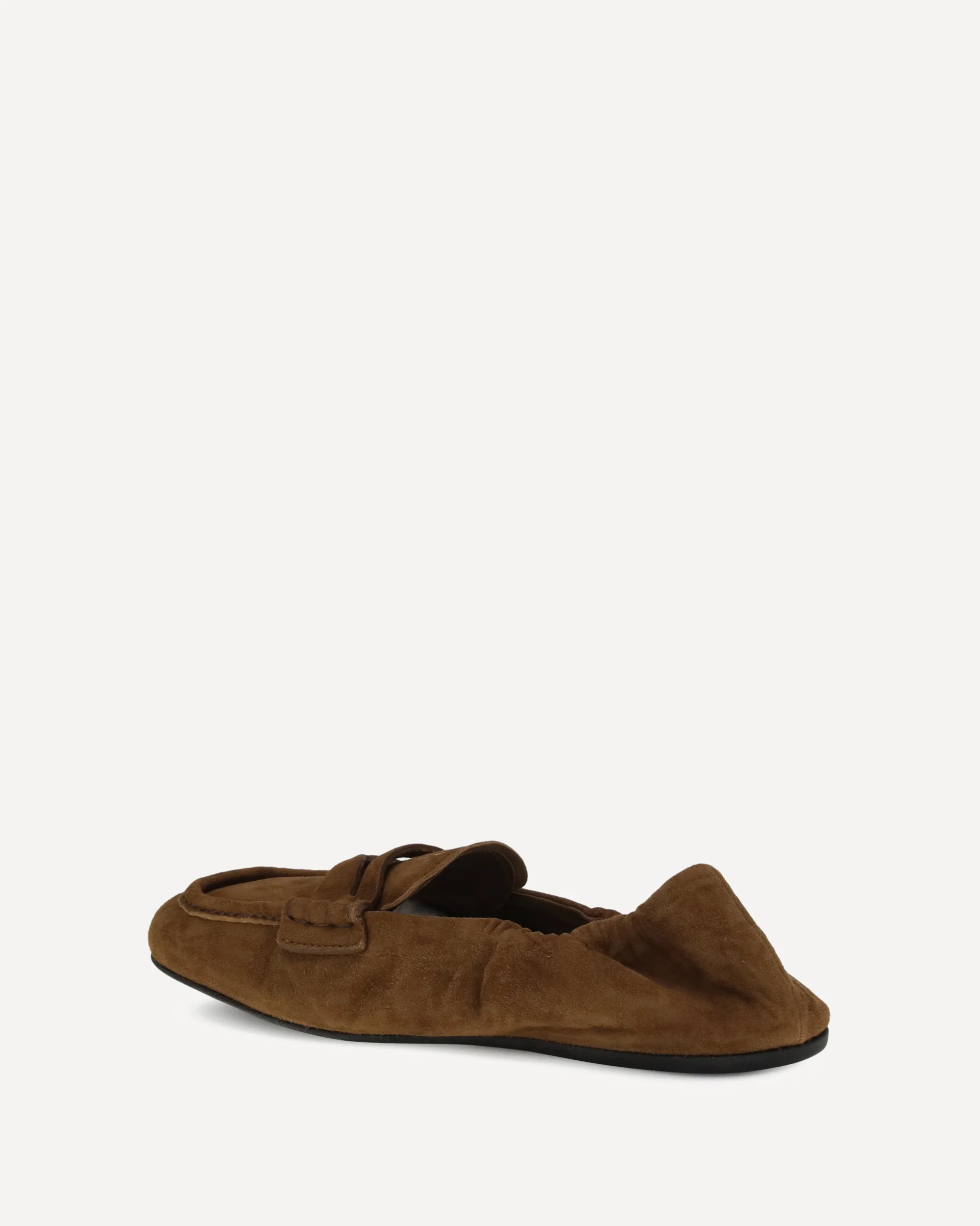 Suede Ruches Loafers - Image 2