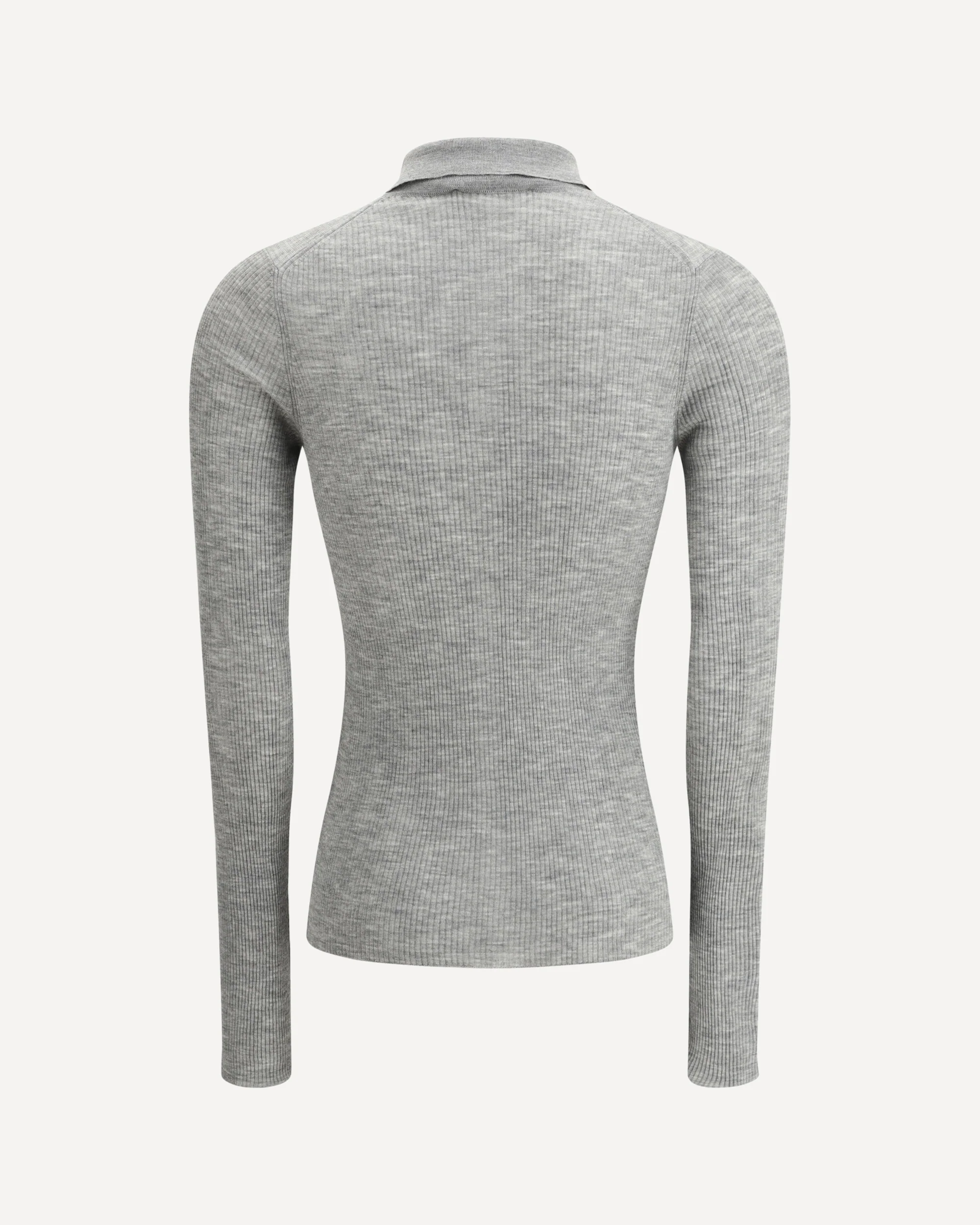 Long-sleeved Polo Sweater - Image 4
