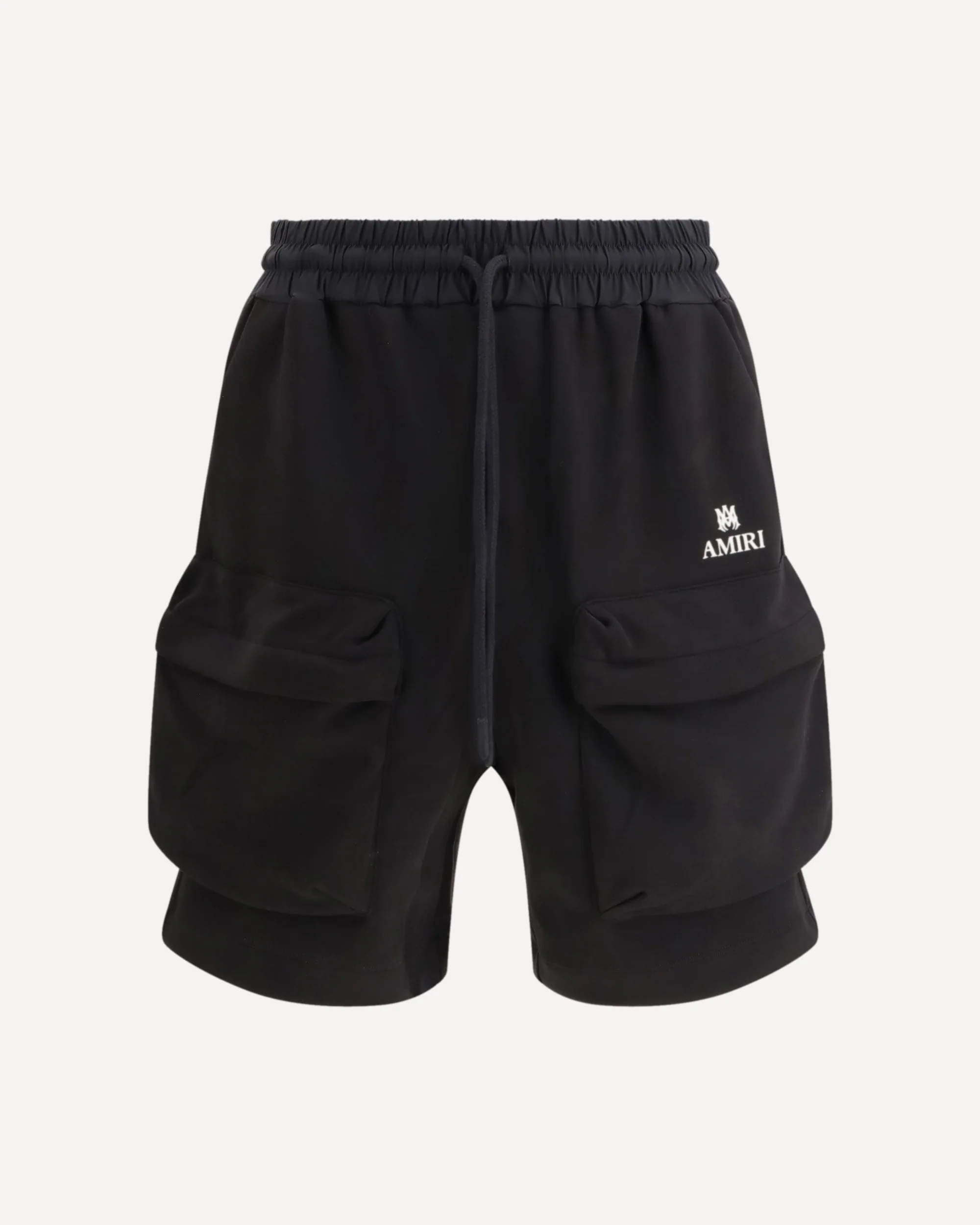 Drawstring-waist cargo track Shorts - Image 3