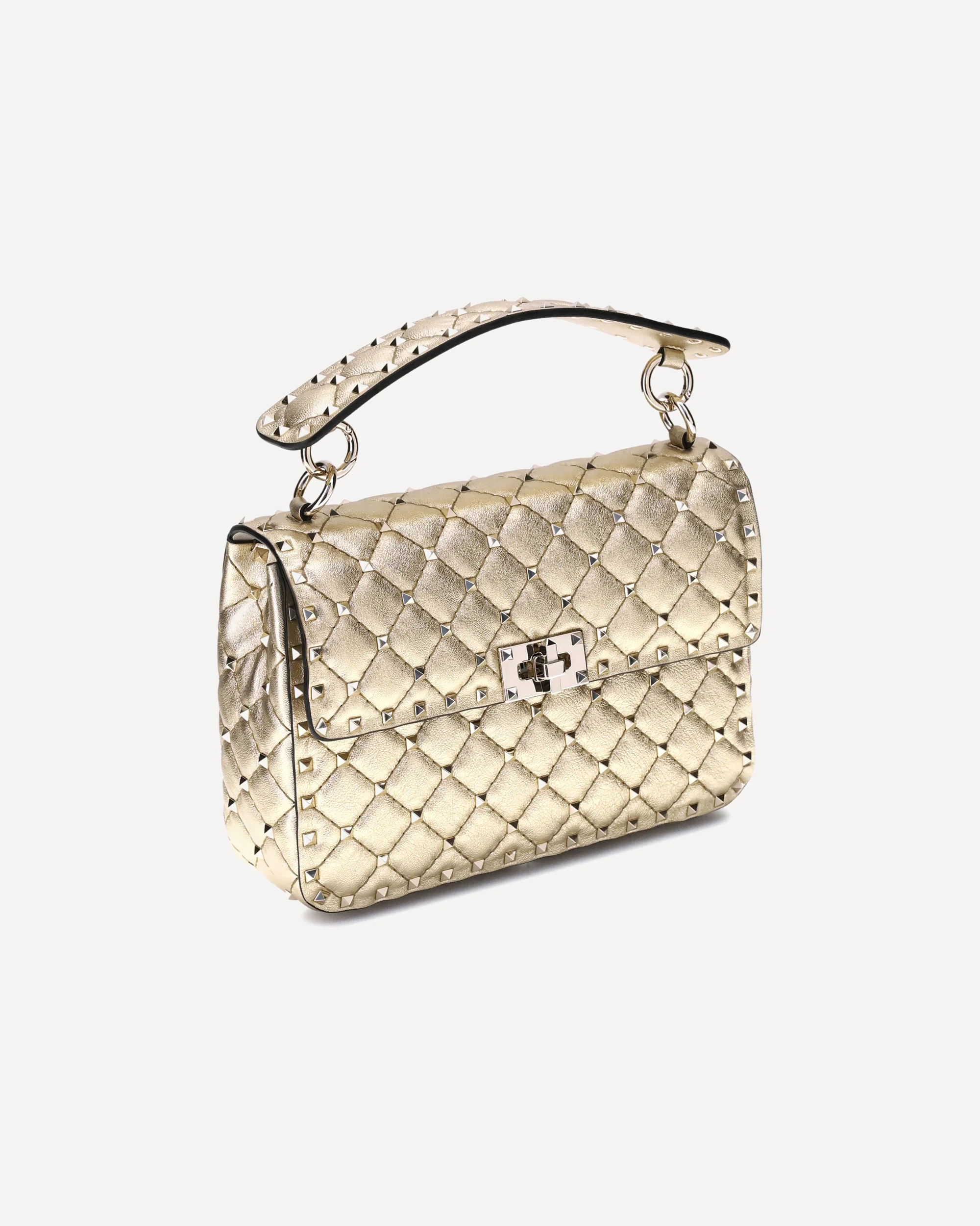 Medium Rockstud Spike Shoulder Bag - Image 4