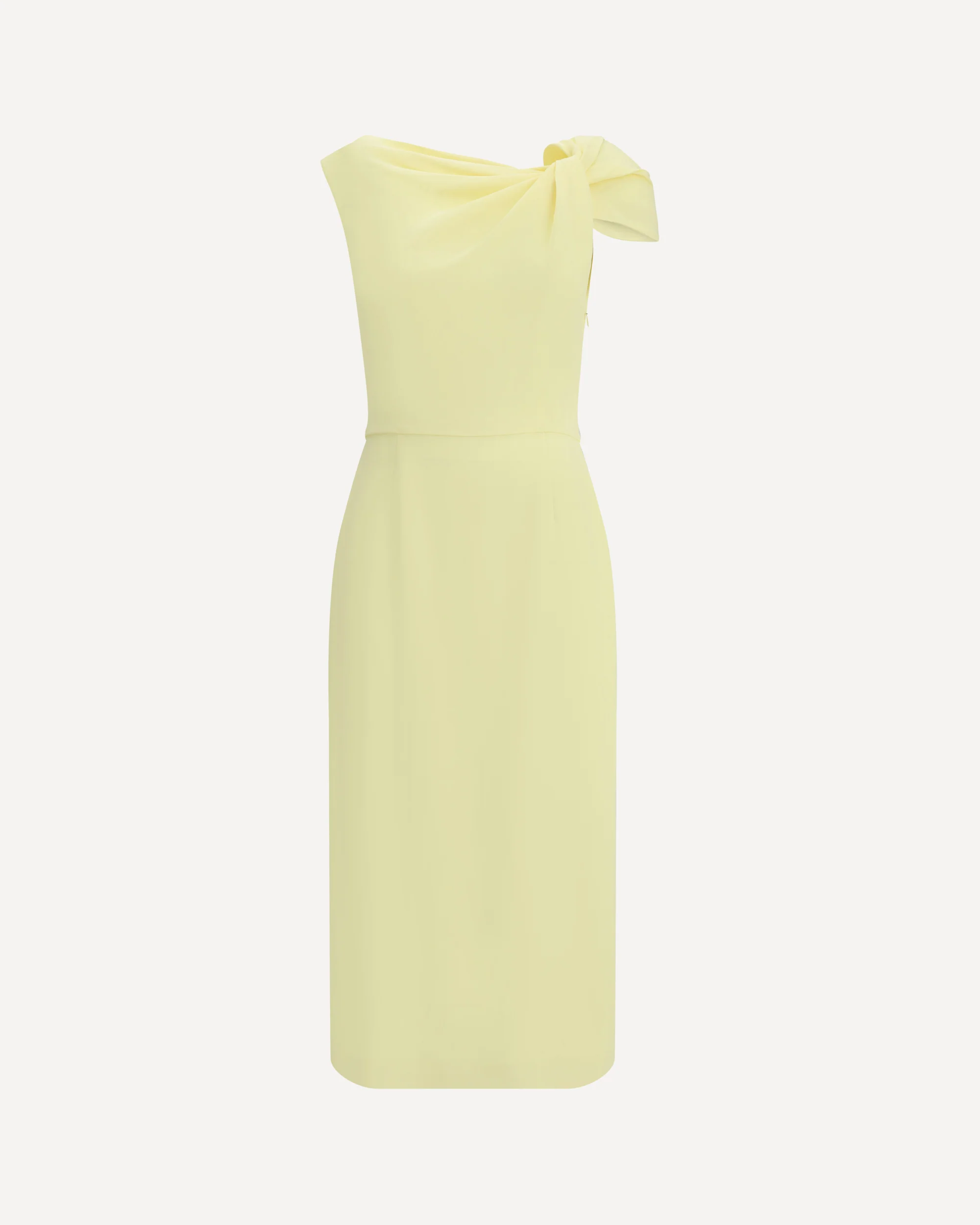Draped Midi Cady Dress - Image 3