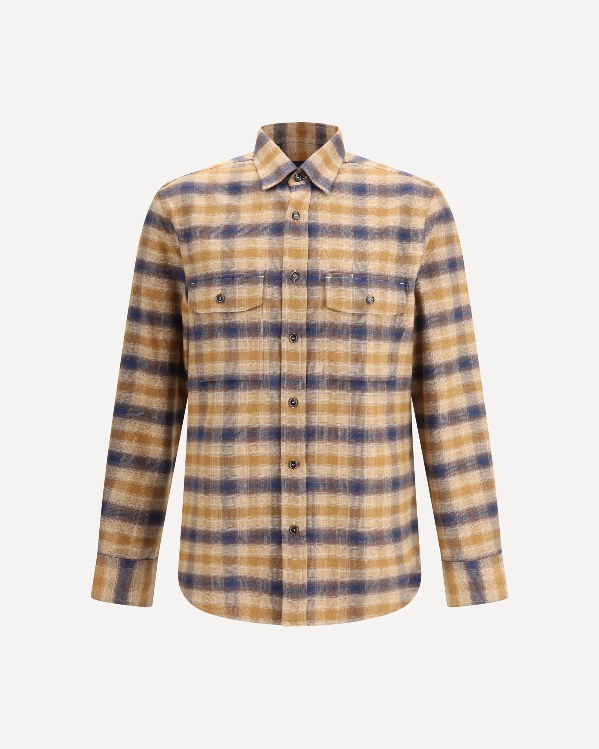 Checked cotton Shirt - Image 3