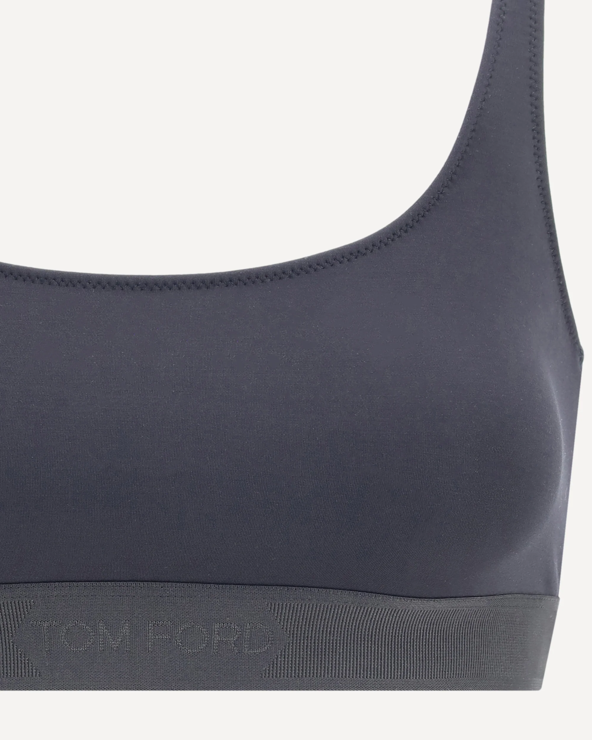 Modal bralette Top with jacquard logo - Image 5
