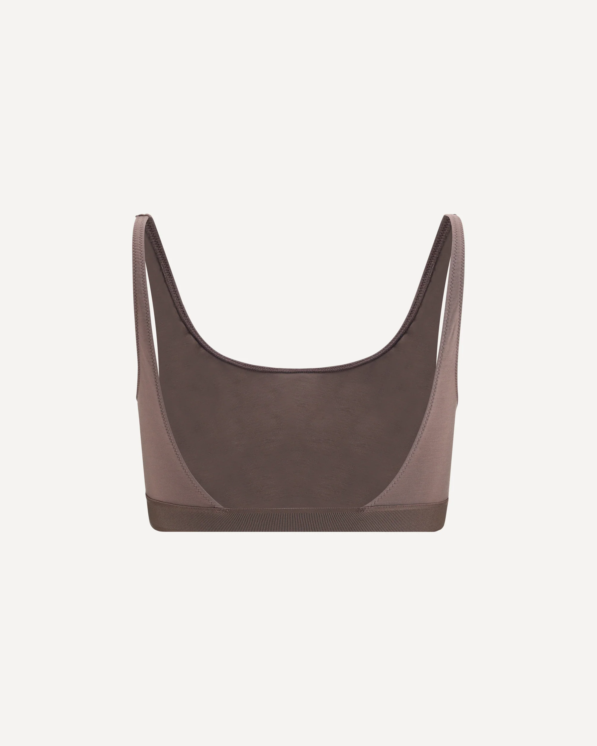 Modal bralette Top with jacquard logo - Image 4