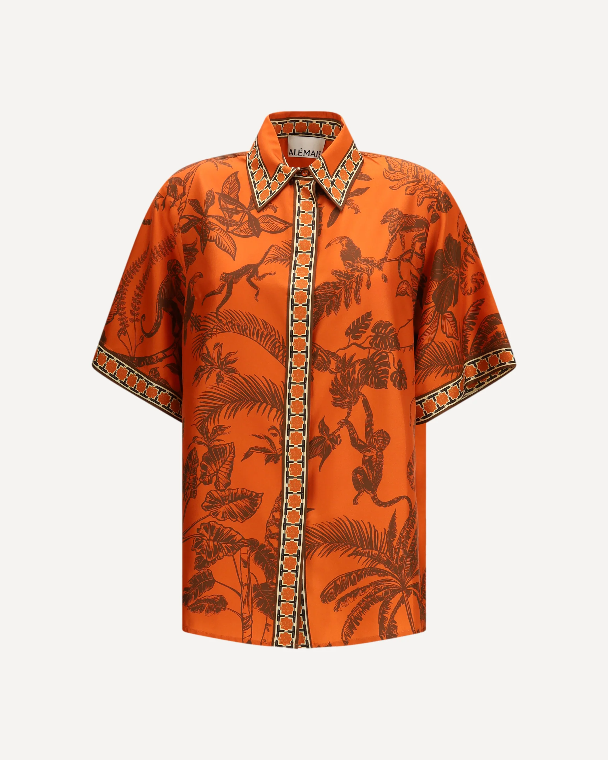 Monkey Dance silk Shirt - Image 3