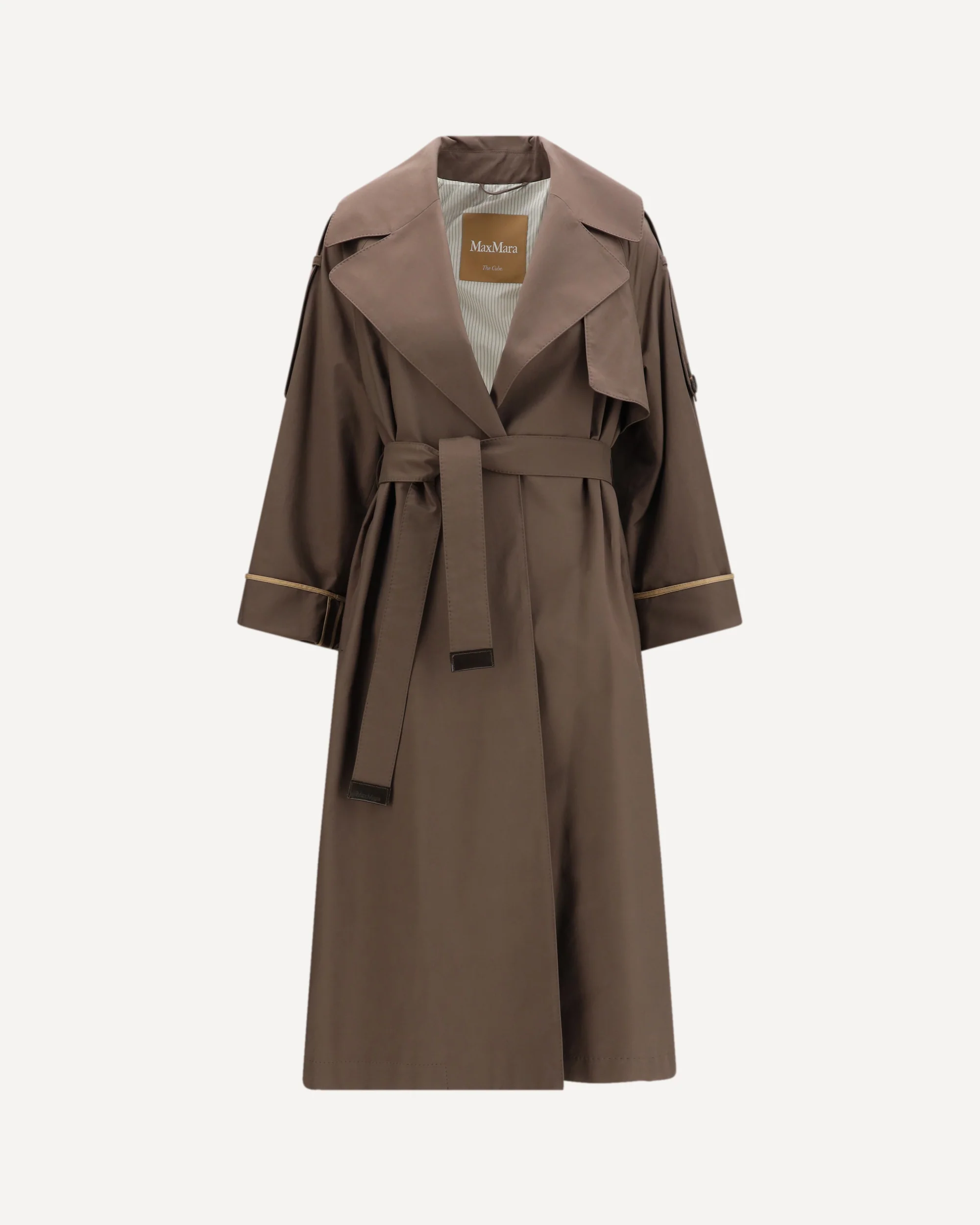 Cotton-blend twill Trench - Image 3