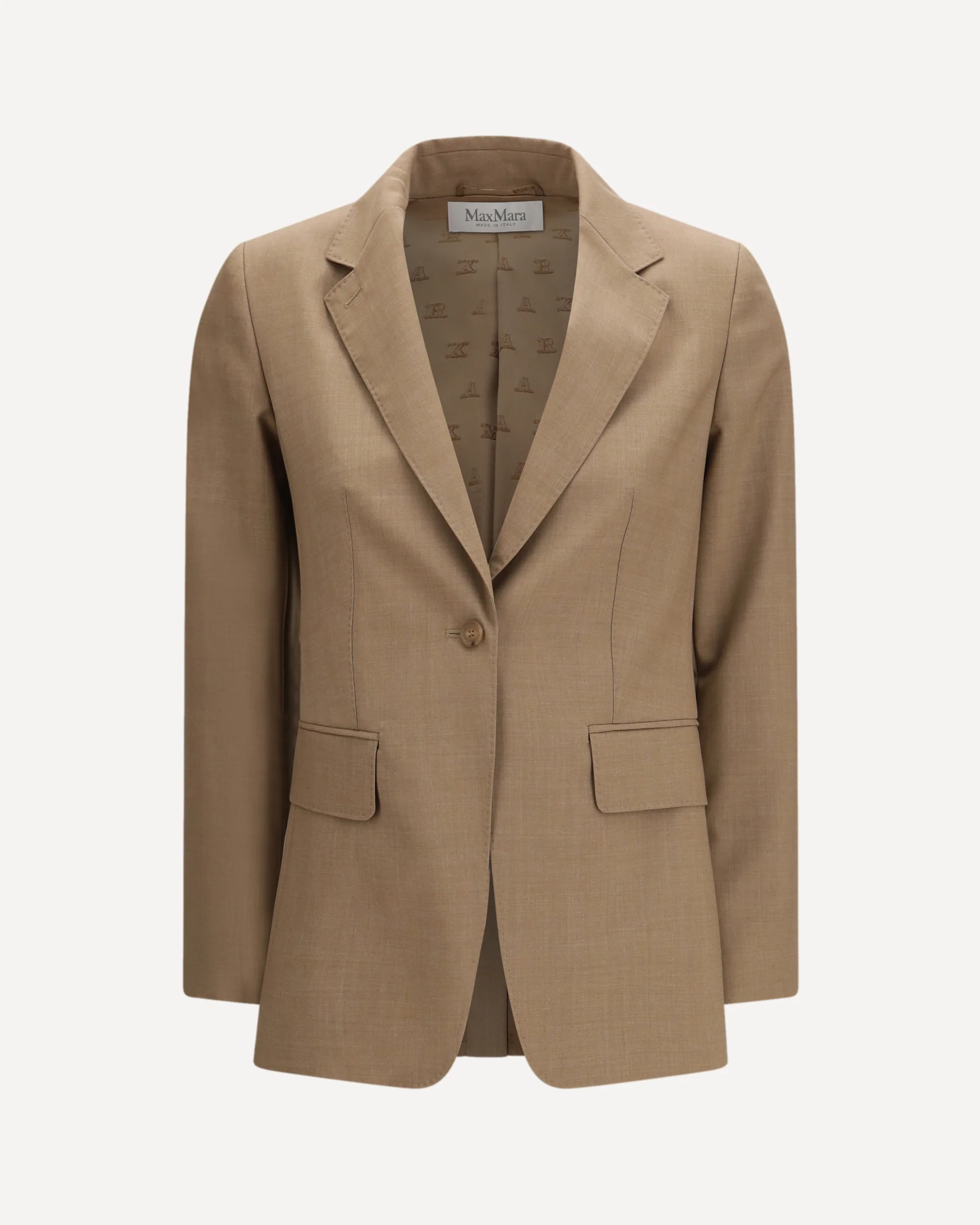 Single-breasted wool Blazer - Image 3