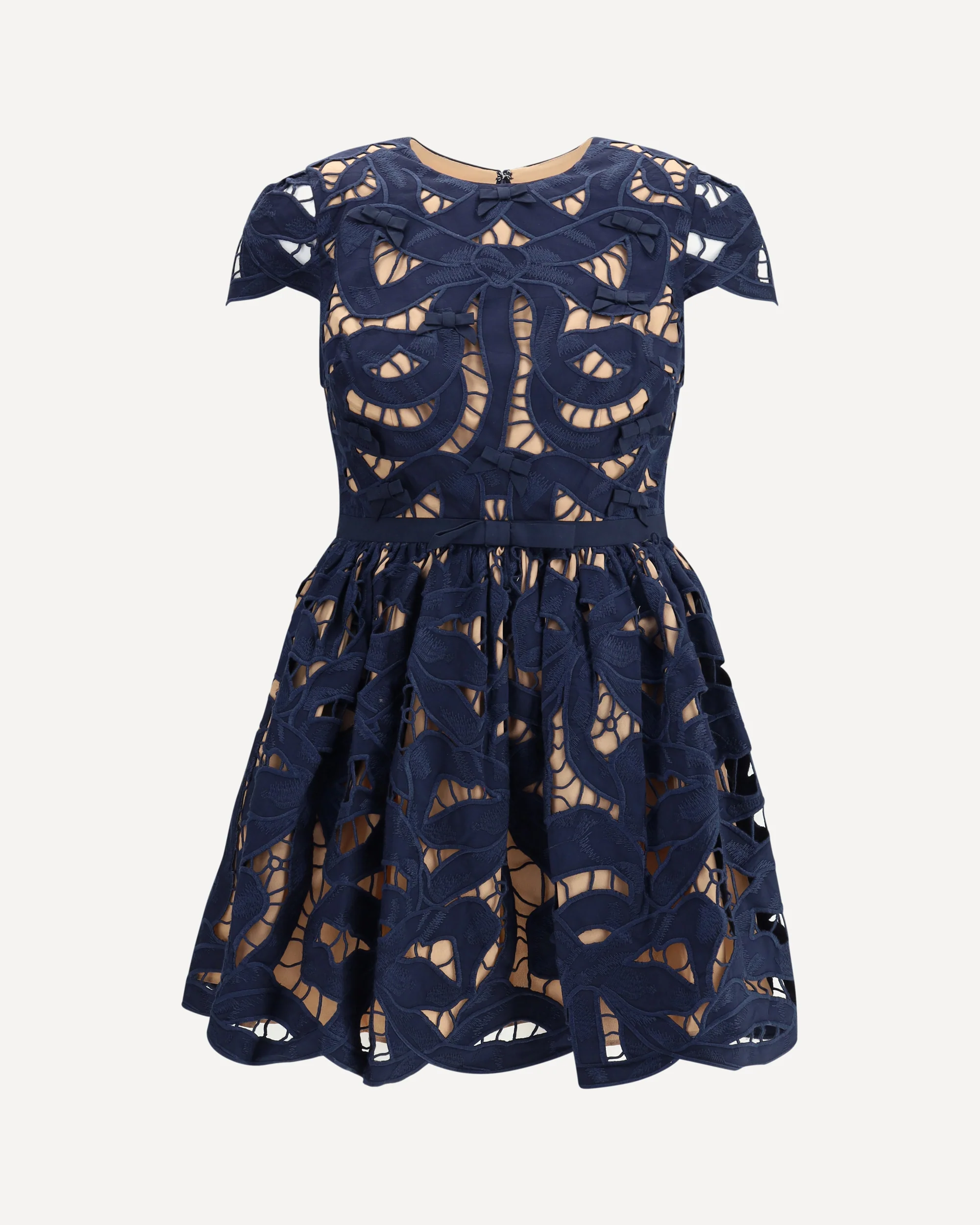 Embroidered short Dress