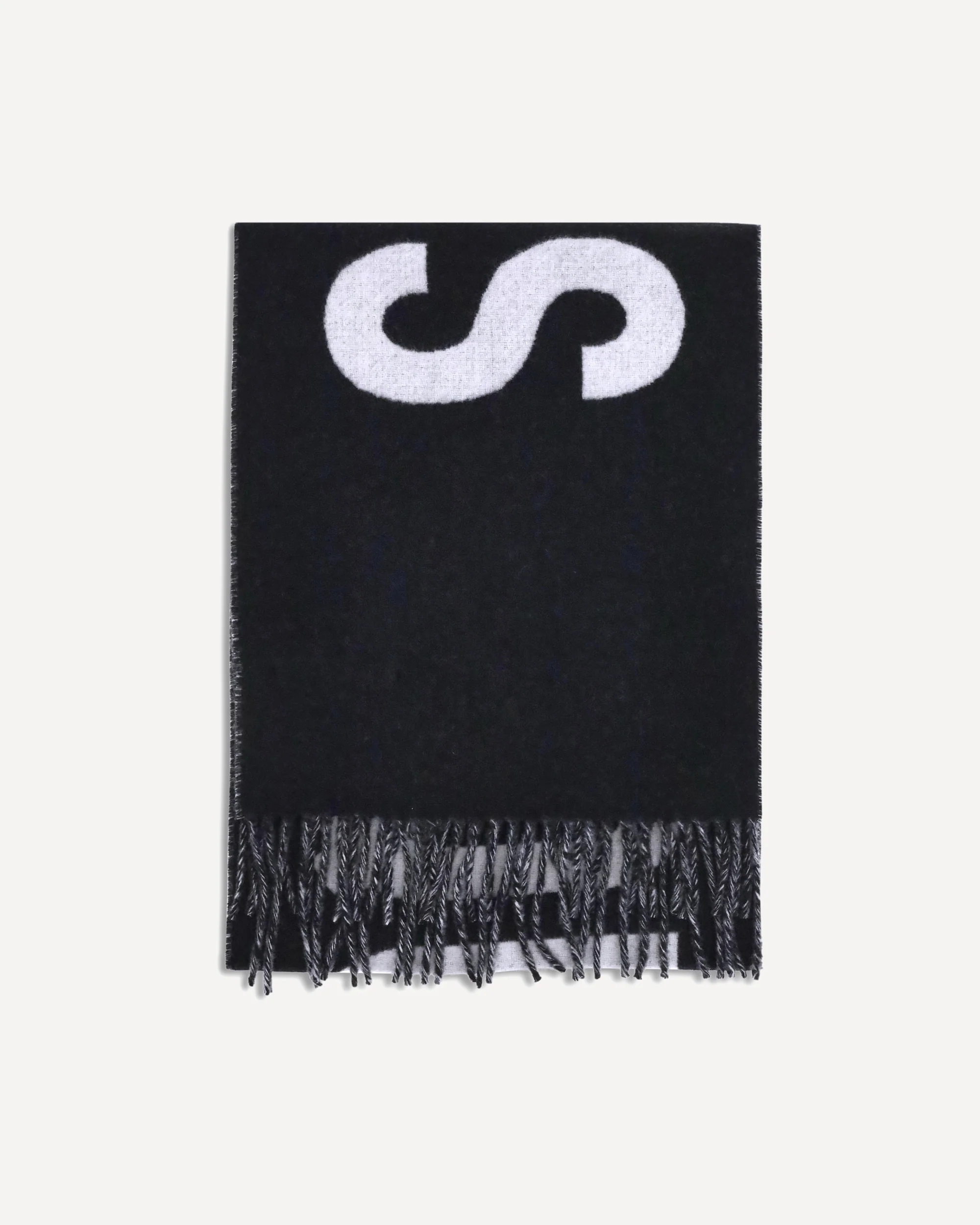 Fringes wool Scarf - Image 3