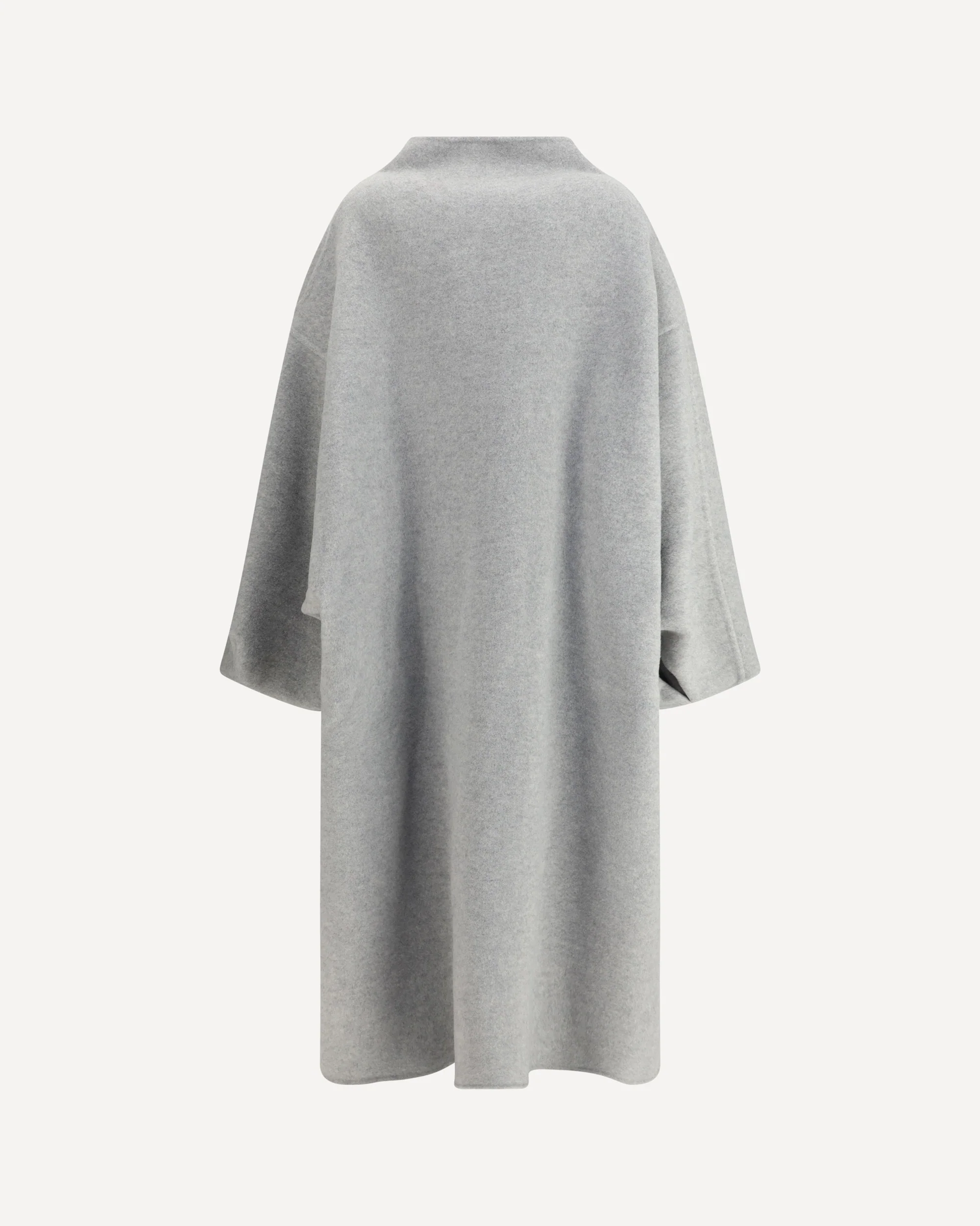 Oversized Coat in Melange Cashmere Wool - Image 2