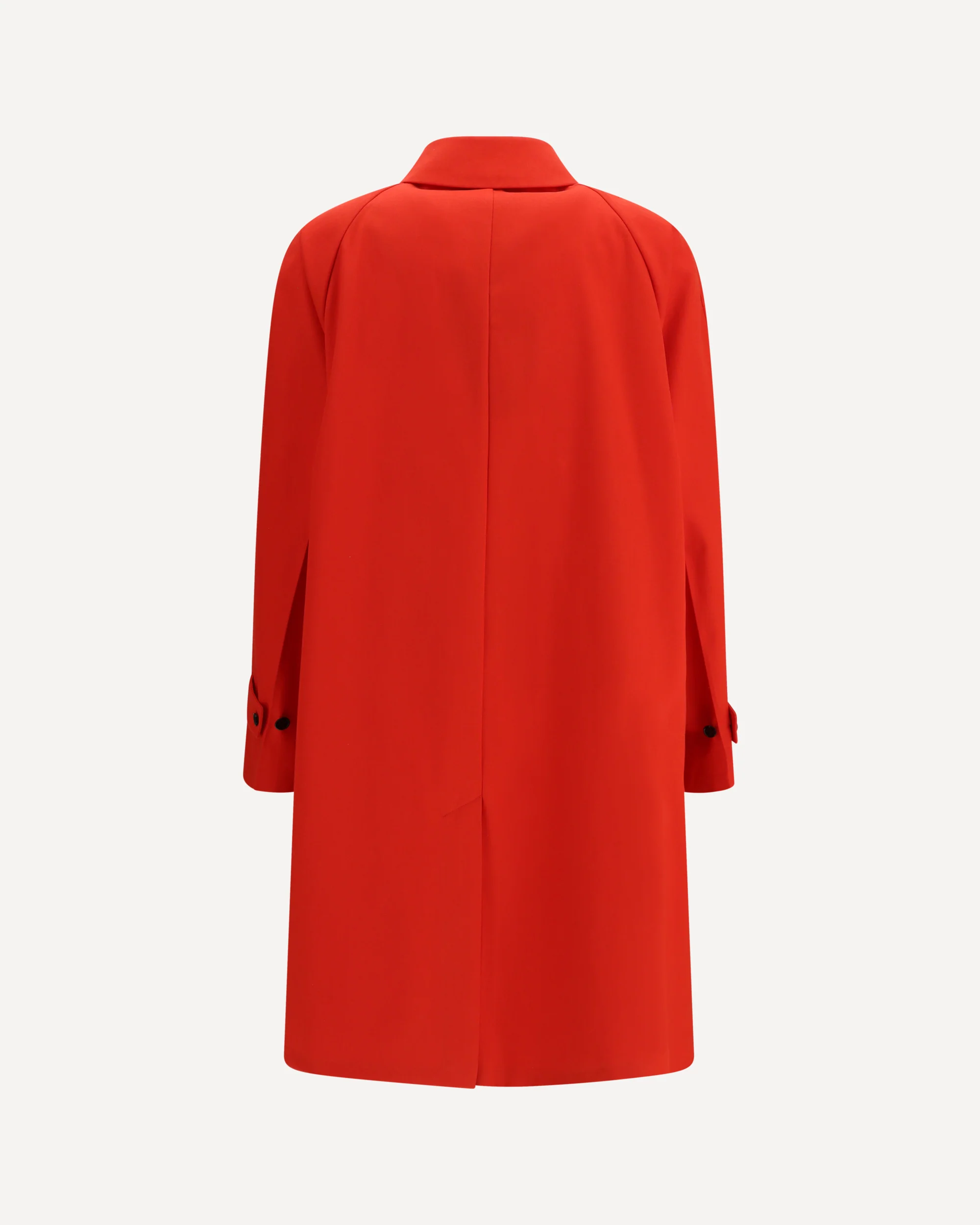Cotton Gabardine Coat with classic collar - Image 2