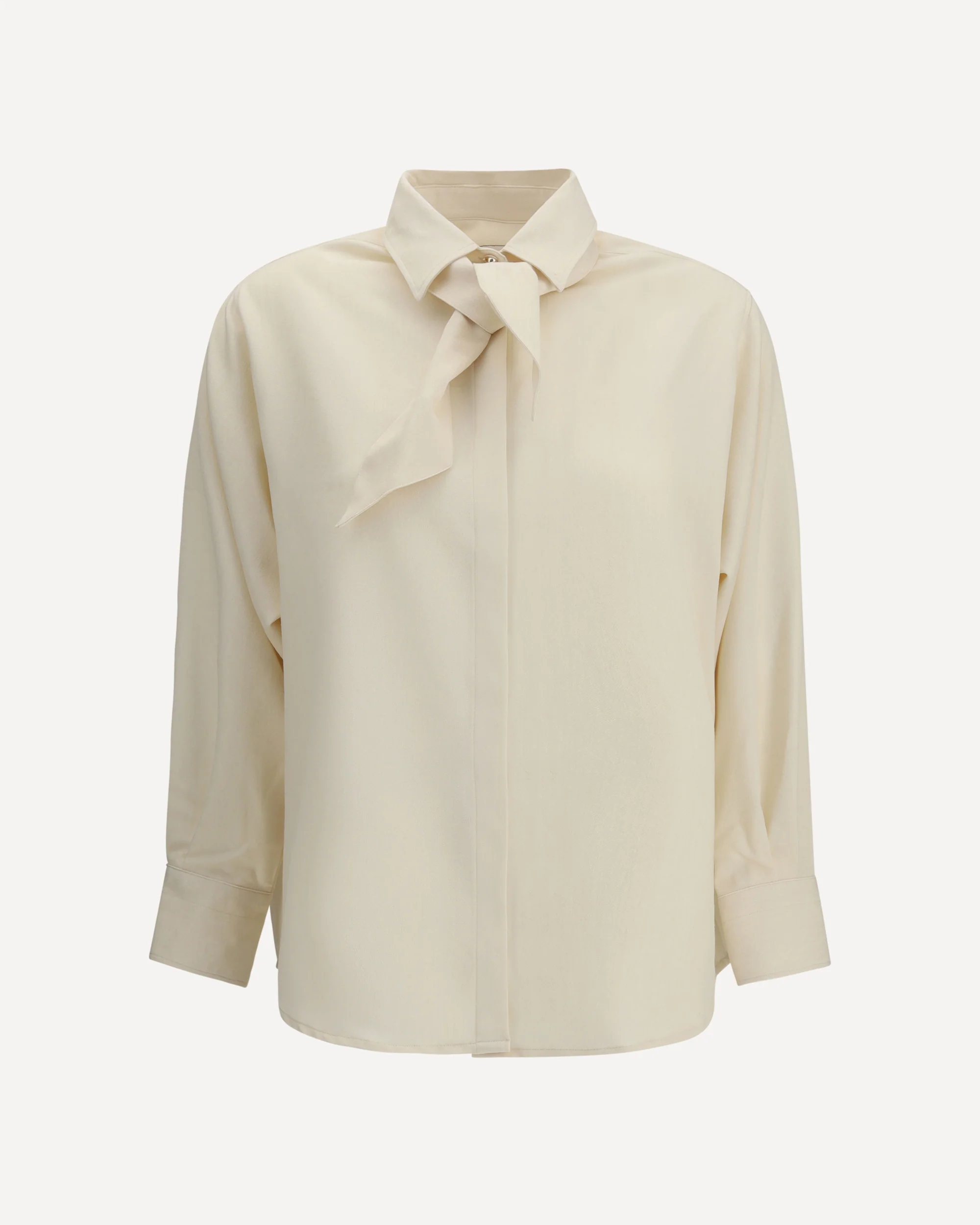 Shirt with Bow Collar - Image 3