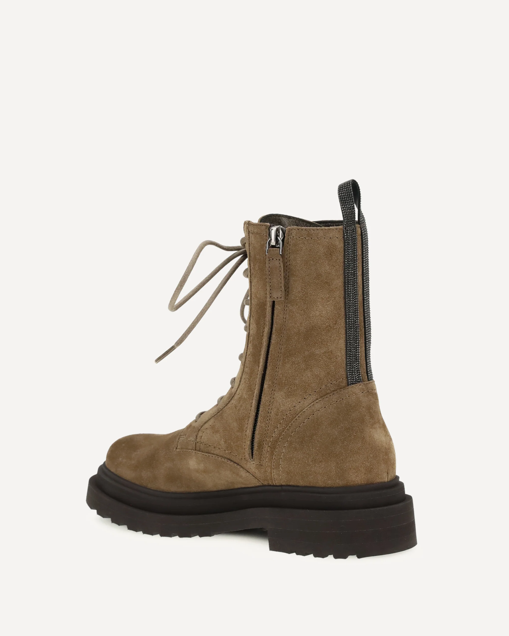 Suede lace-up Ankle Boots - Image 2