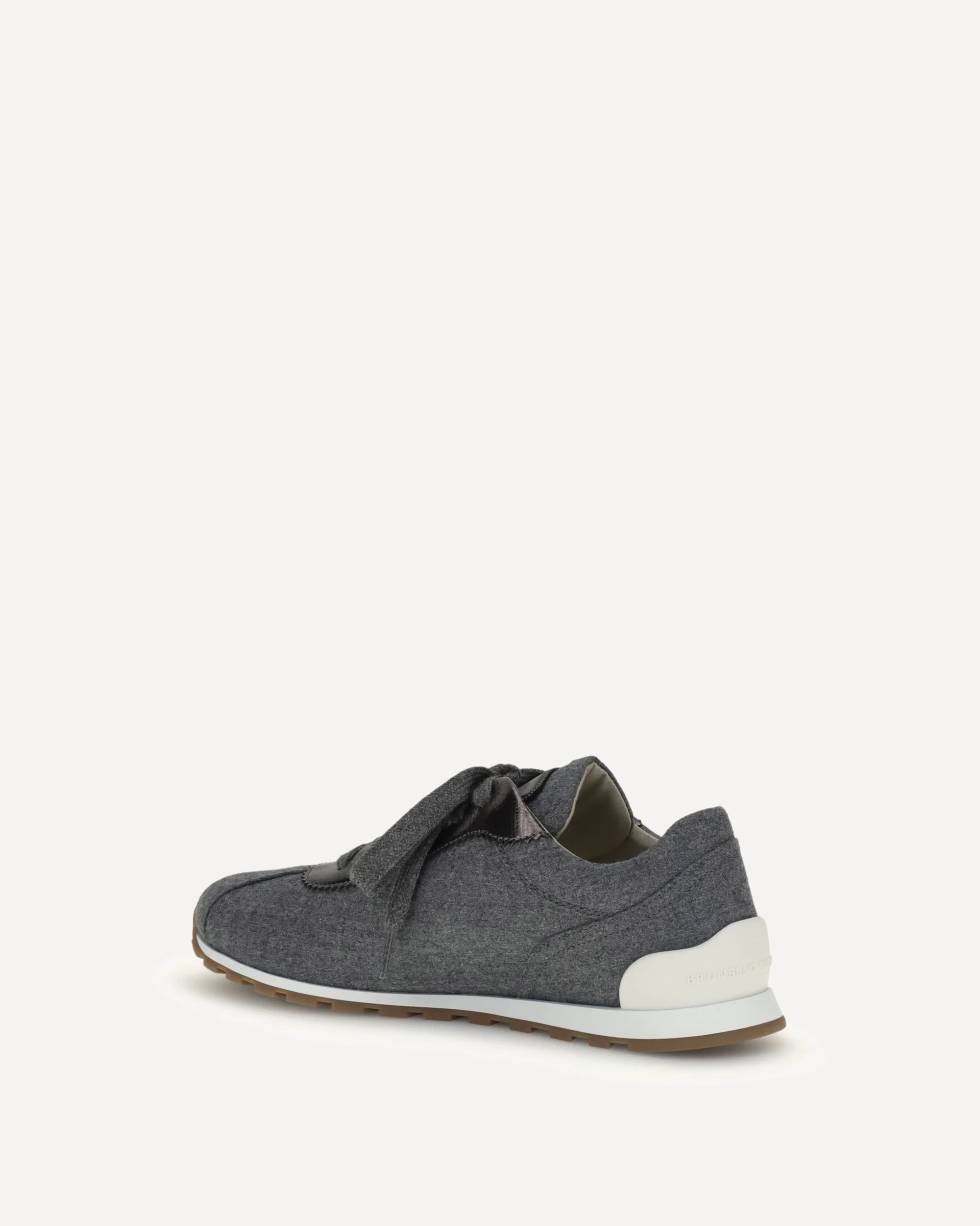 Virgin wool flannel Sneakers - Image 2
