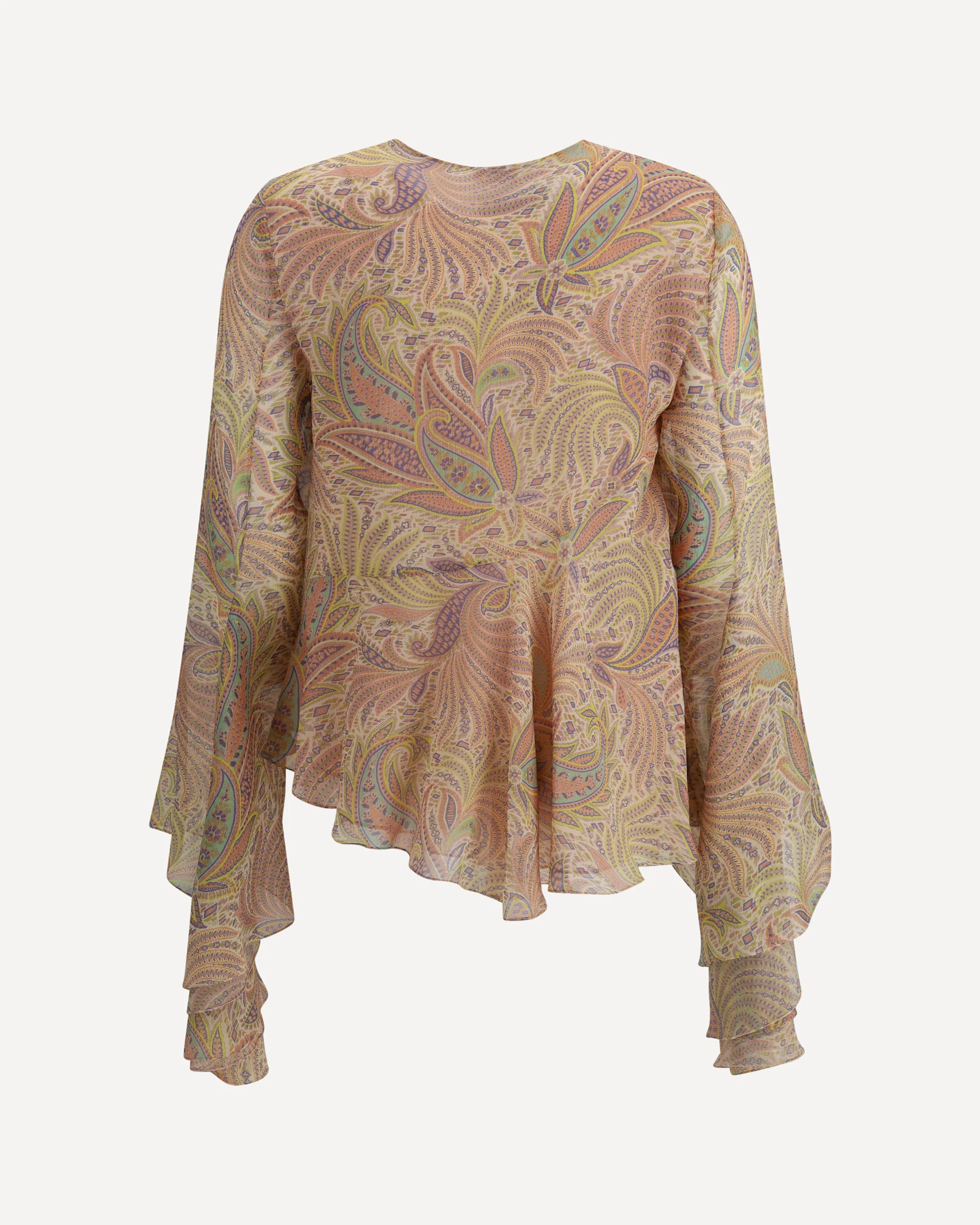 Paisley print silk Blouse - Image 2