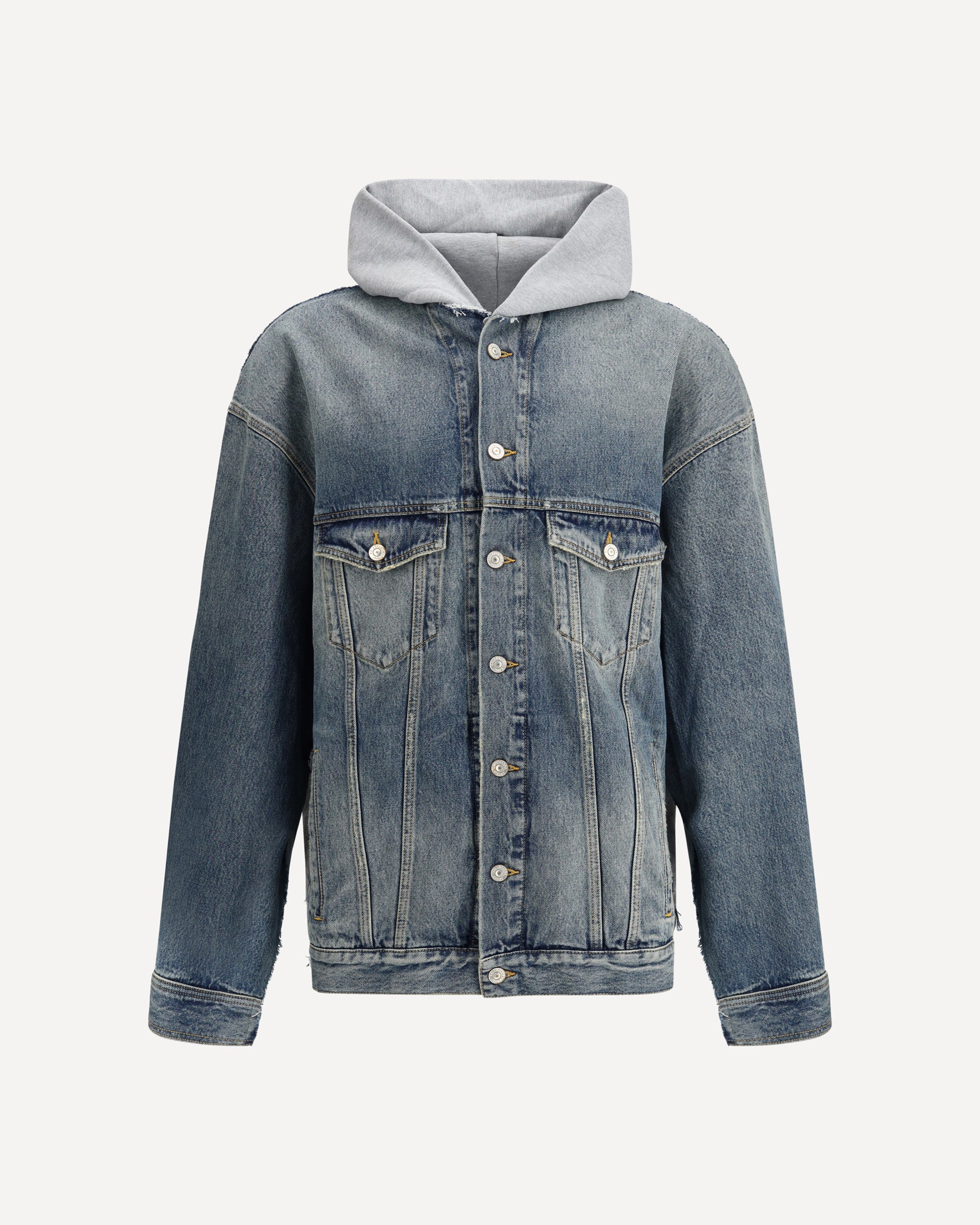 Paneled design Denim Jacket - Image 3