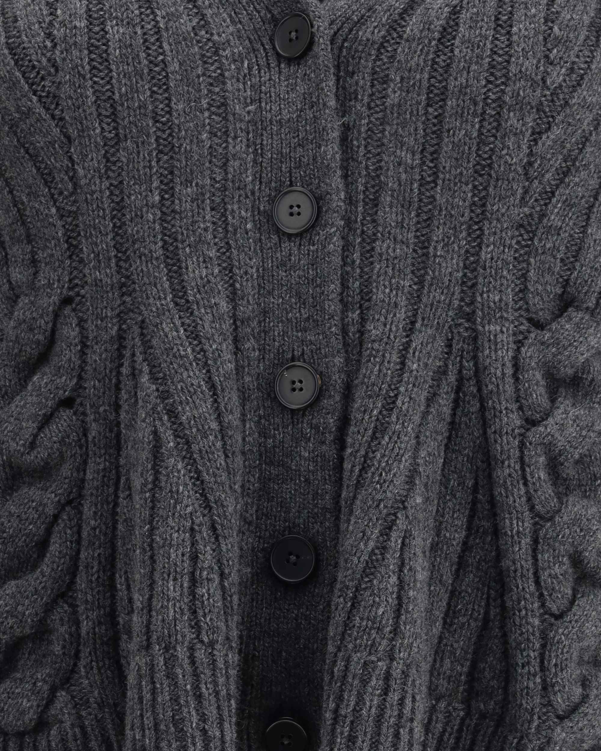 Peplum Cable Cardigan - Image 5