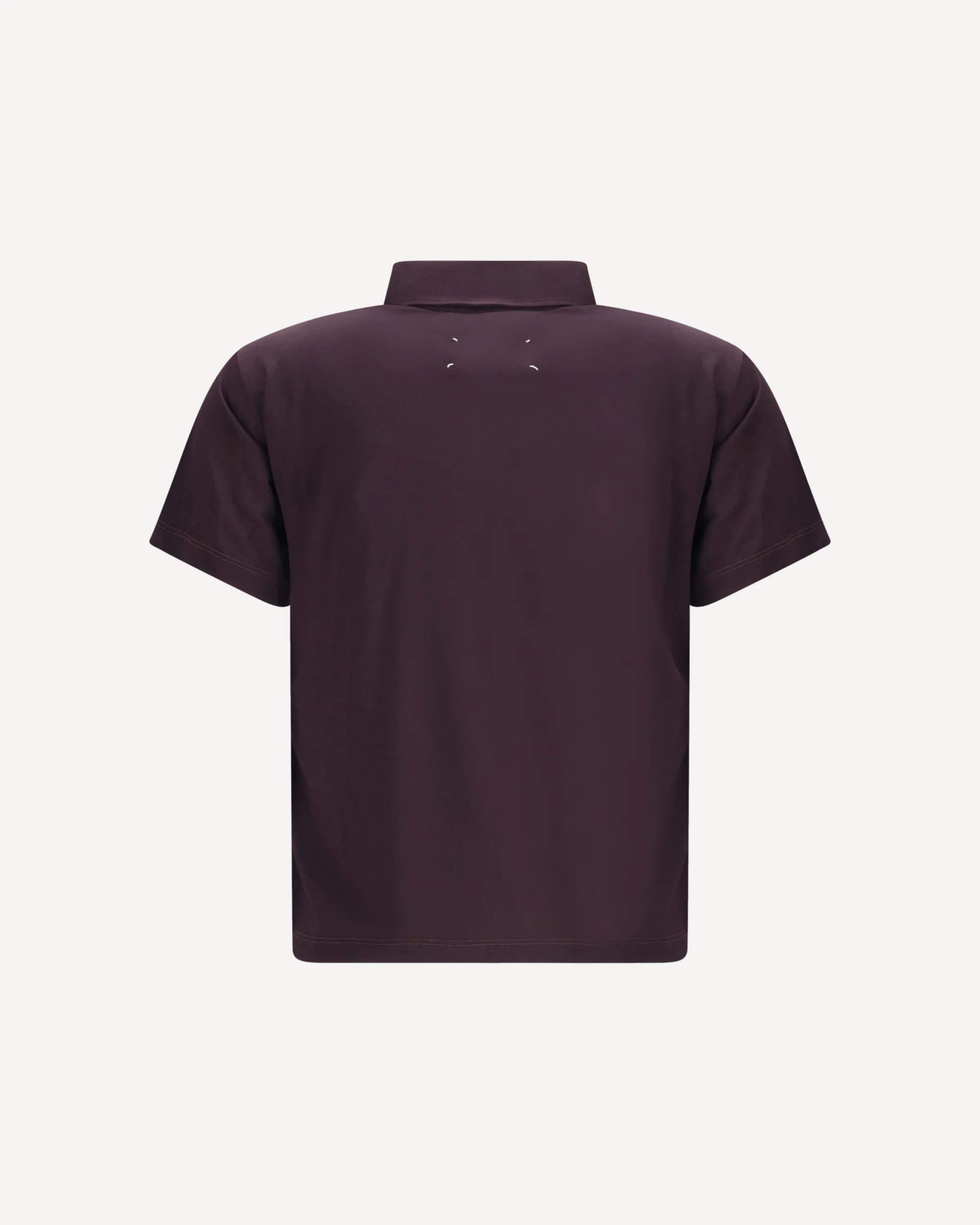Semi-sheer polo Shirt - Image 4