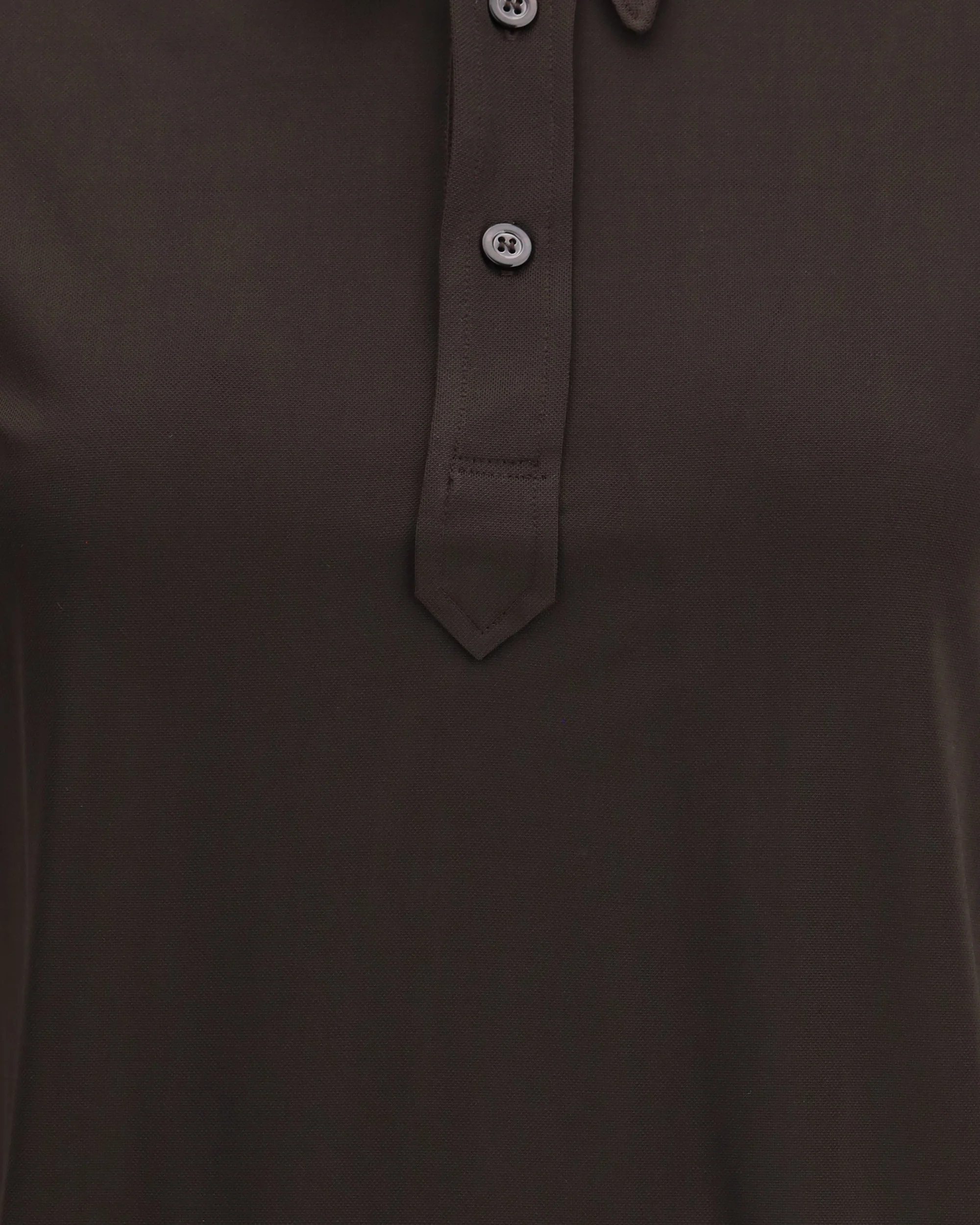 Semi-sheer polo Shirt - Image 5