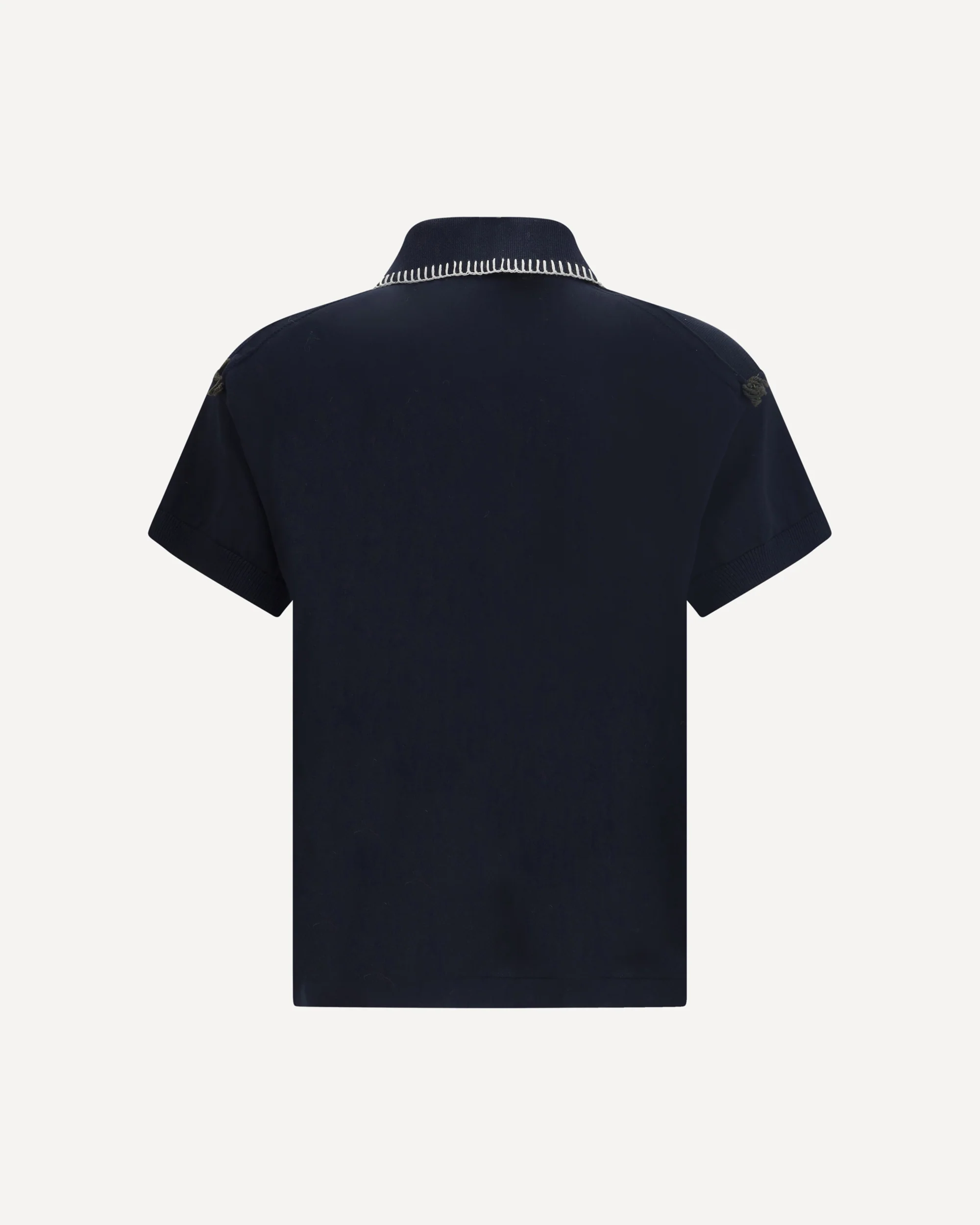 Polo Shirt with embroidery on the collar - Image 2
