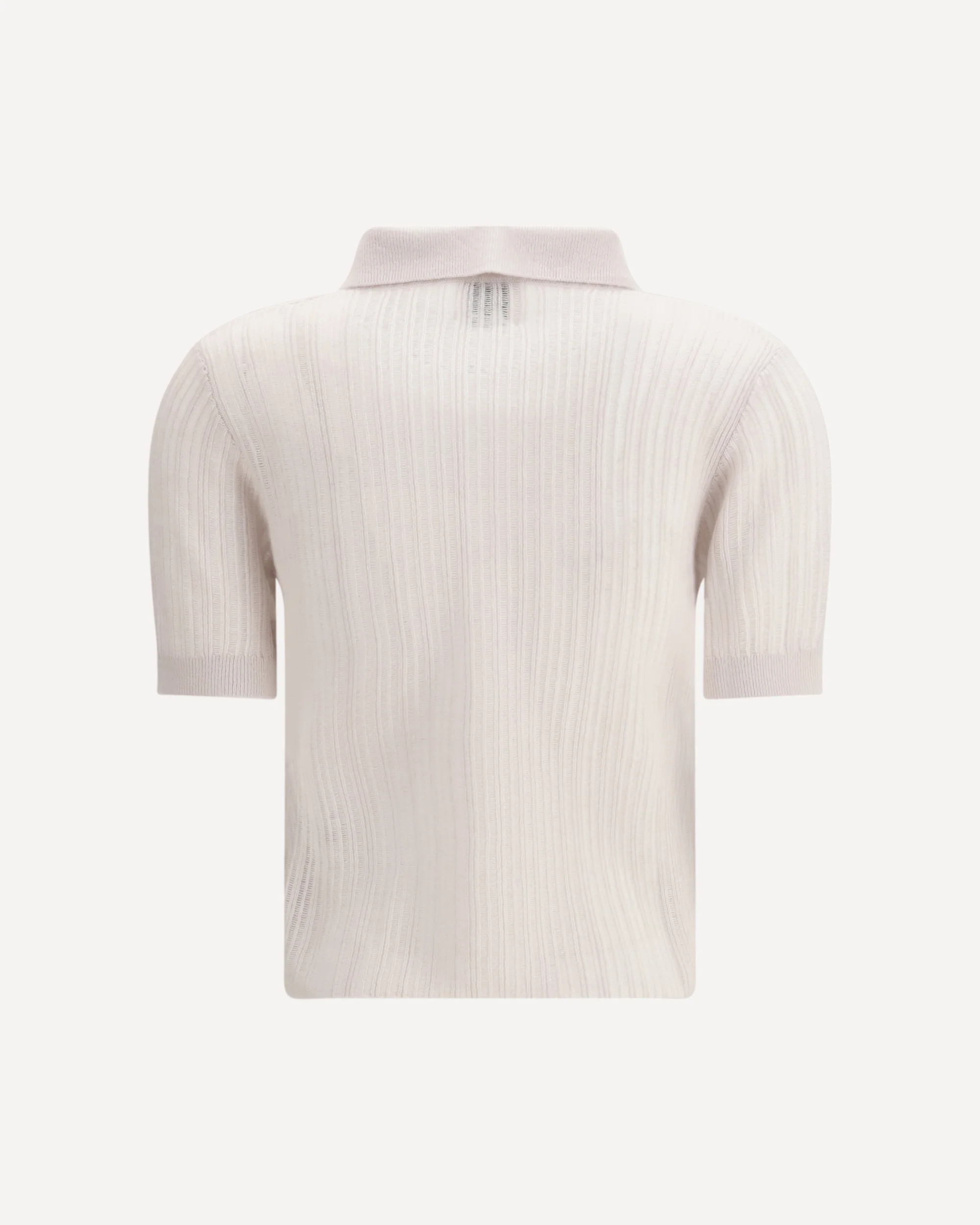 Polo-neck short-sleeve Sweater - Image 4