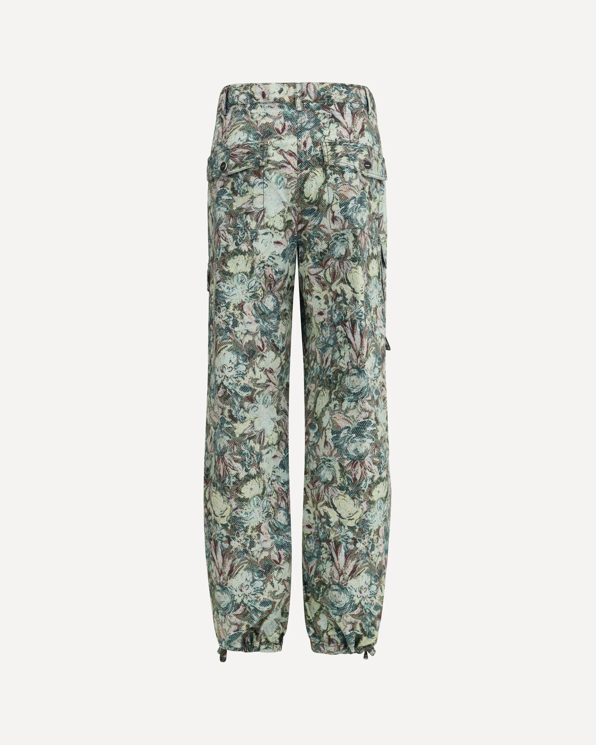 Printed Stretched Cotton Pants - Image 2