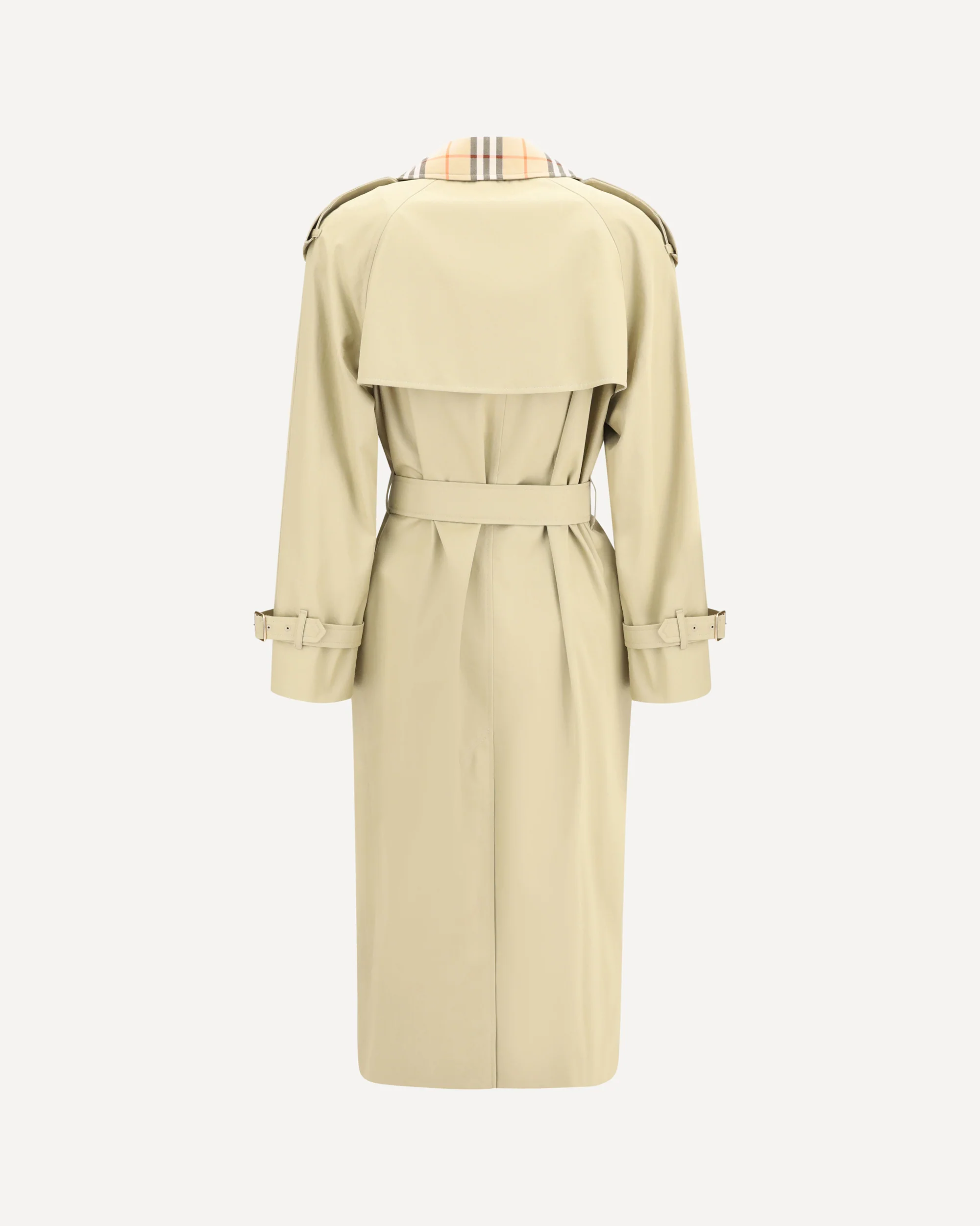 Castleford Trench Coat with Archive Check collar - Image 2