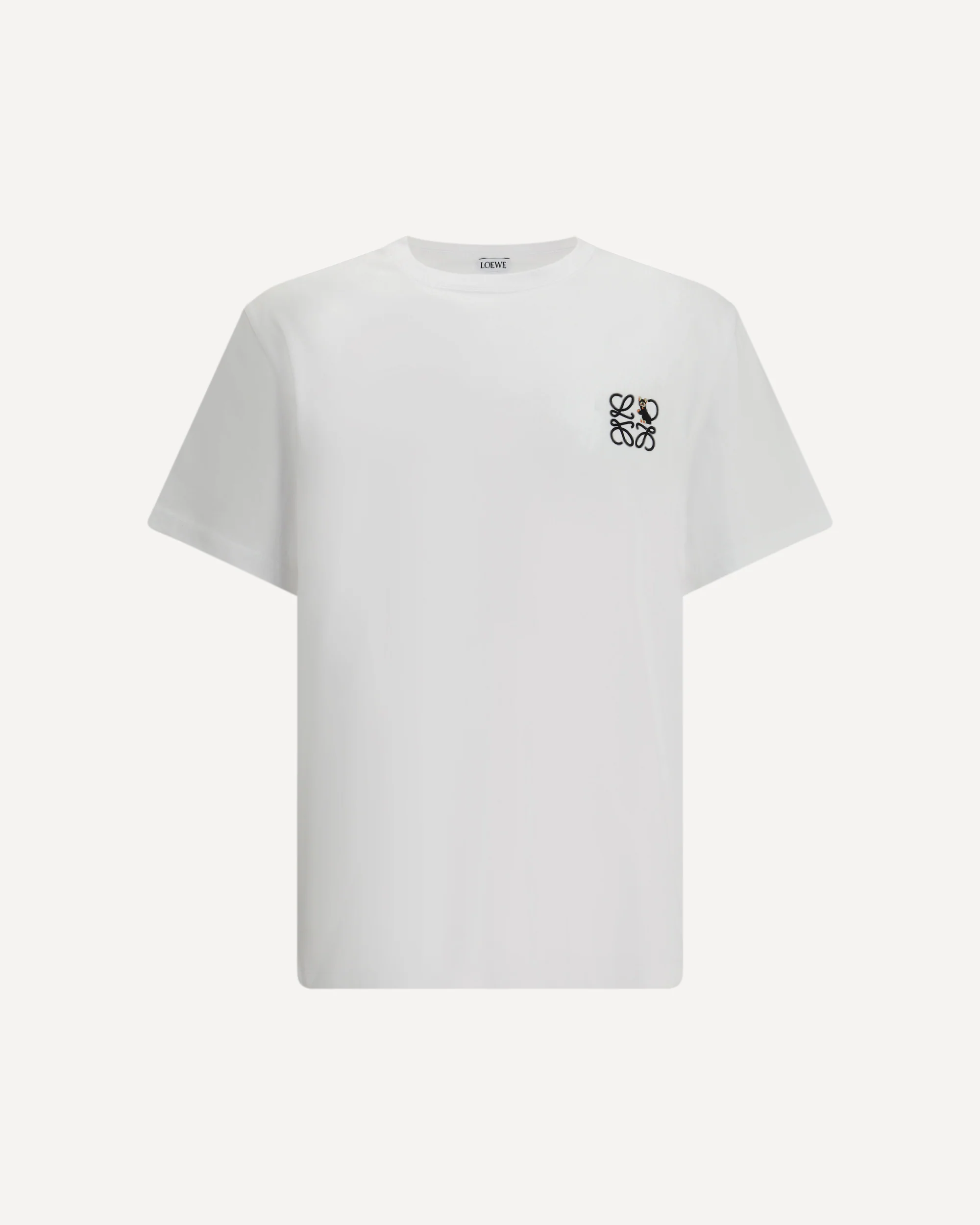 Anagram Embroidered Logo with a cat T-Shirt - Image 3