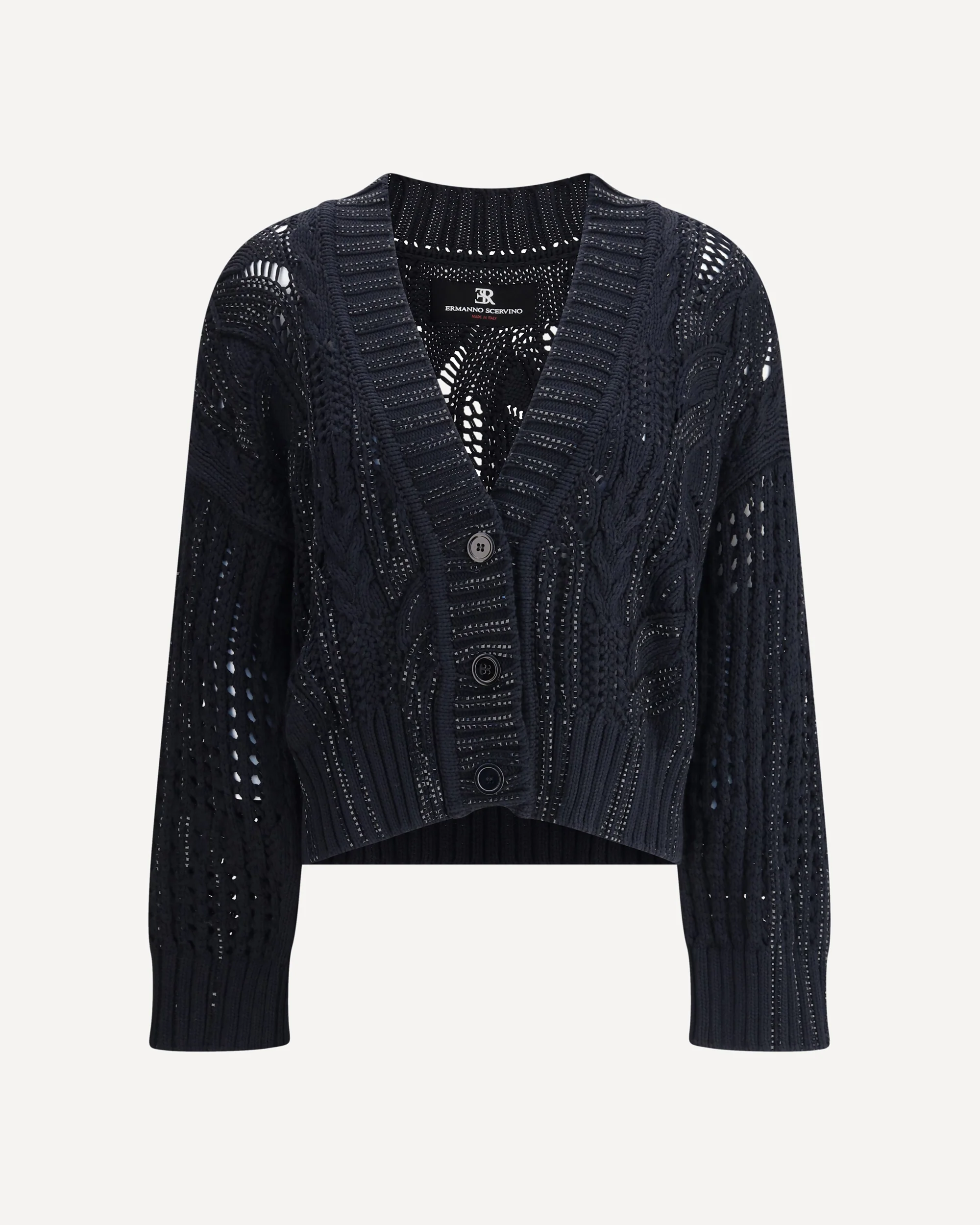 Rhinestone cotton Cardigan - Image 3