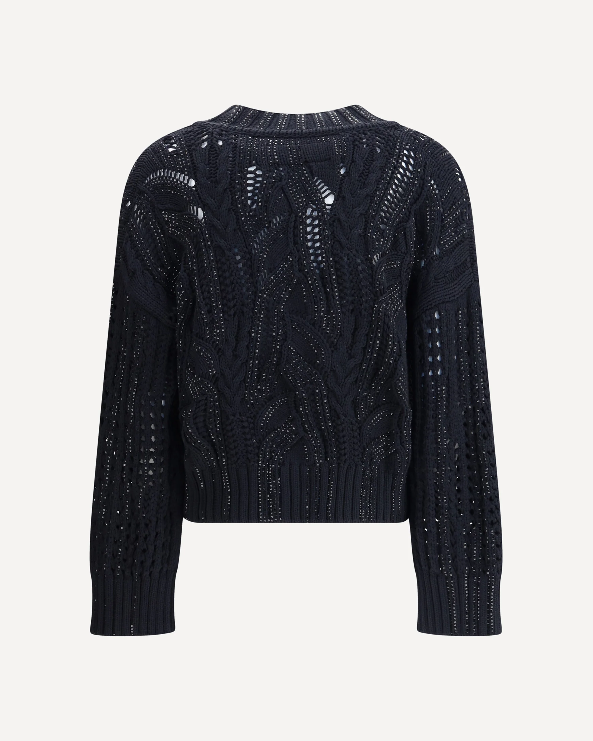 Rhinestone cotton Cardigan - Image 4