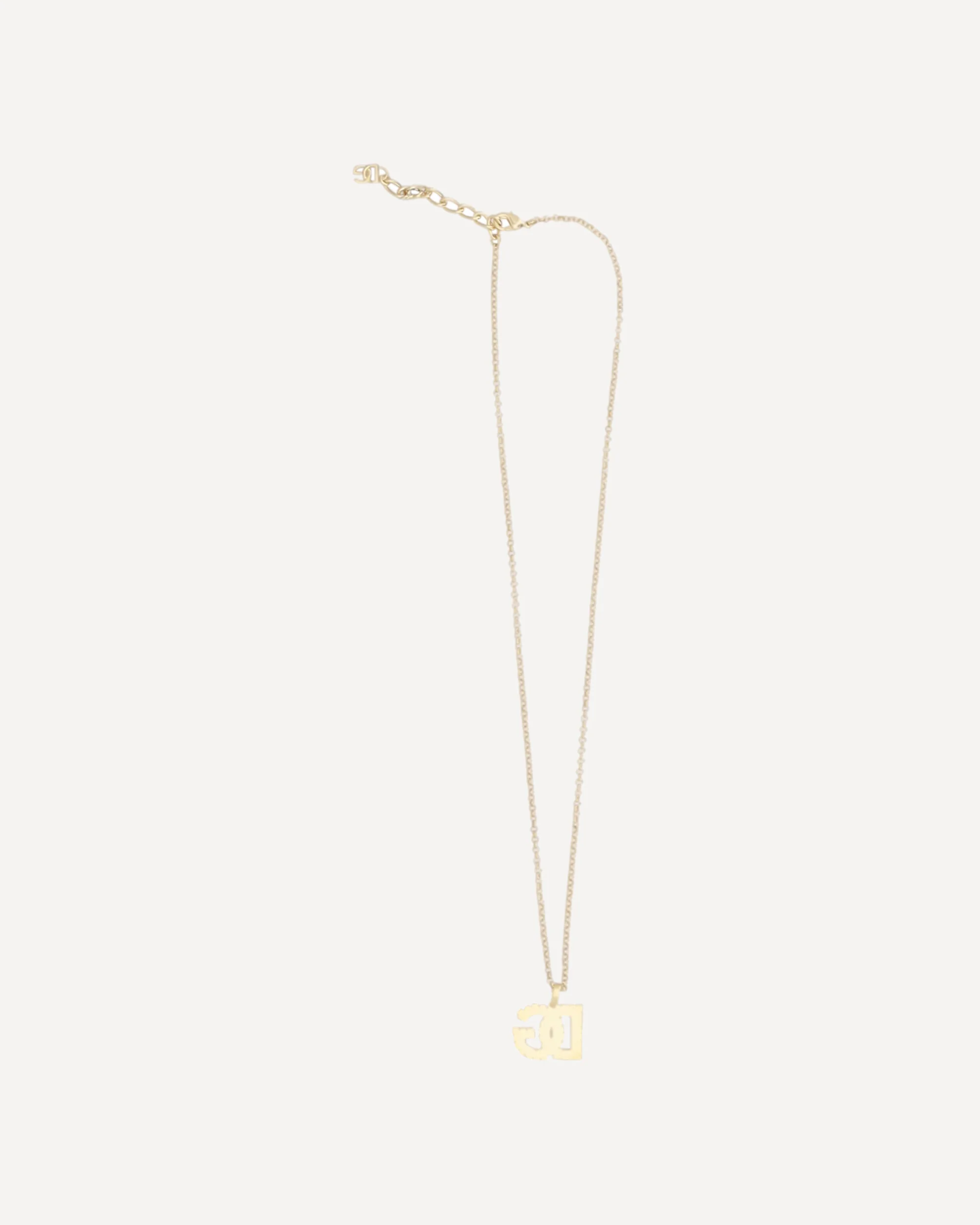 Rhinestone logo Necklace - Image 4