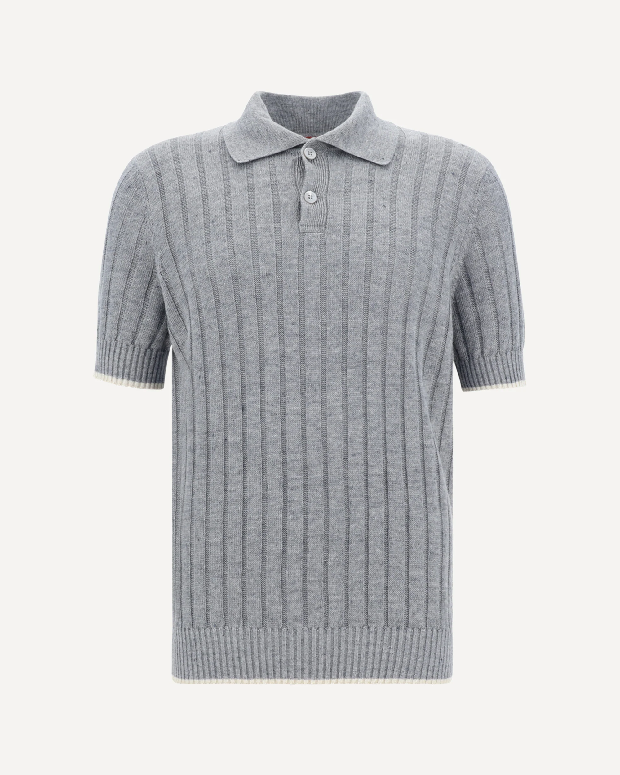 Ribbed Polo Shirt - Image 3