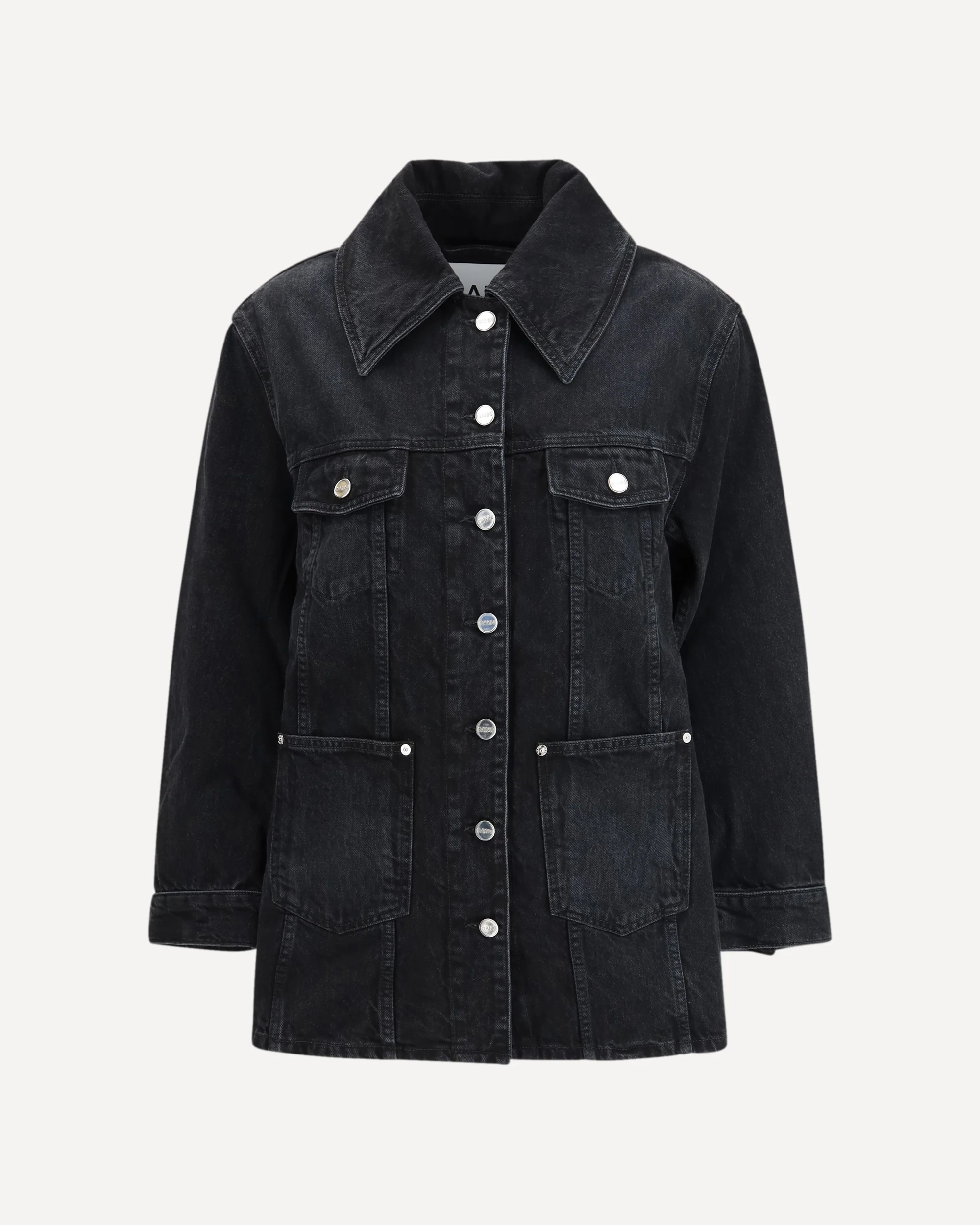 Washed Denim Jacket - Image 3