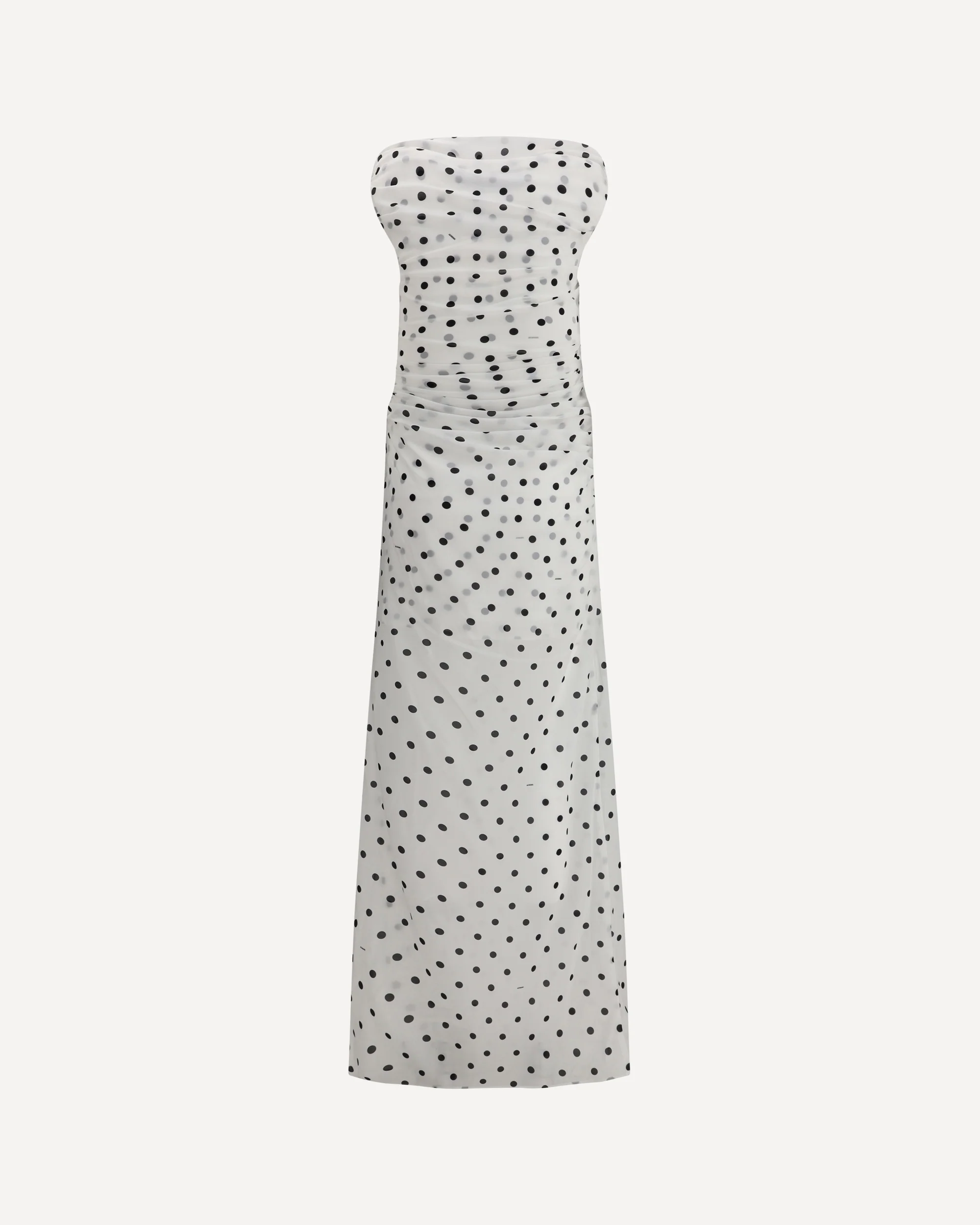 Rita pois long Dress - Image 4