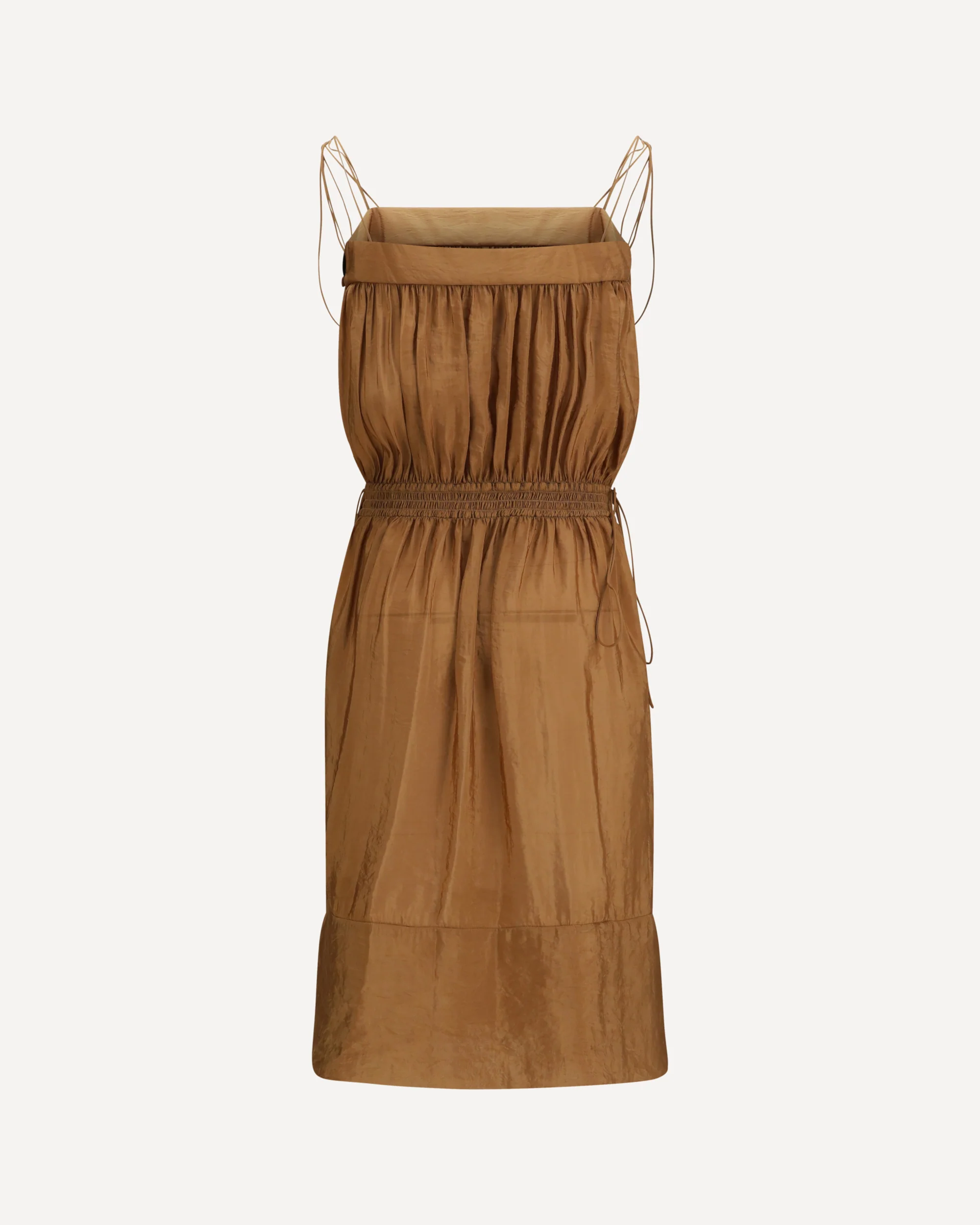 Satin Dress with balloon bodice - Image 2