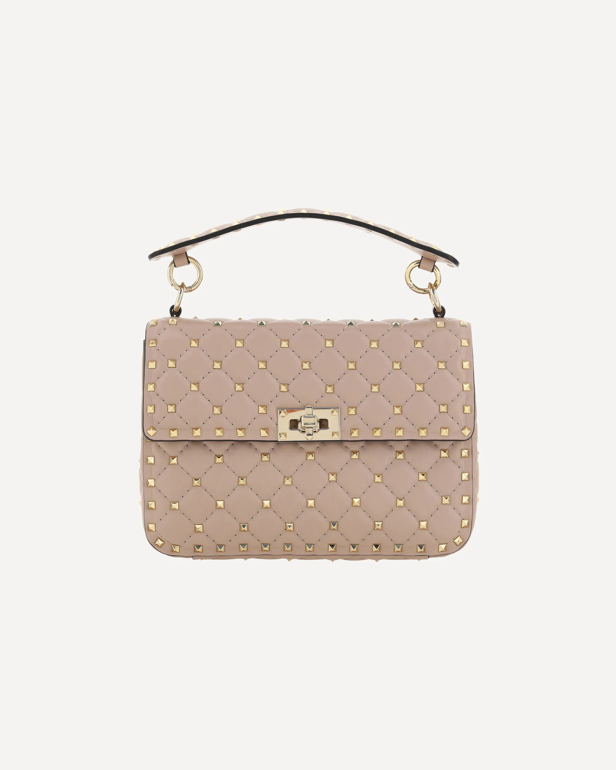 Rockstud Spike Leather Shoulder Bag - Image 3