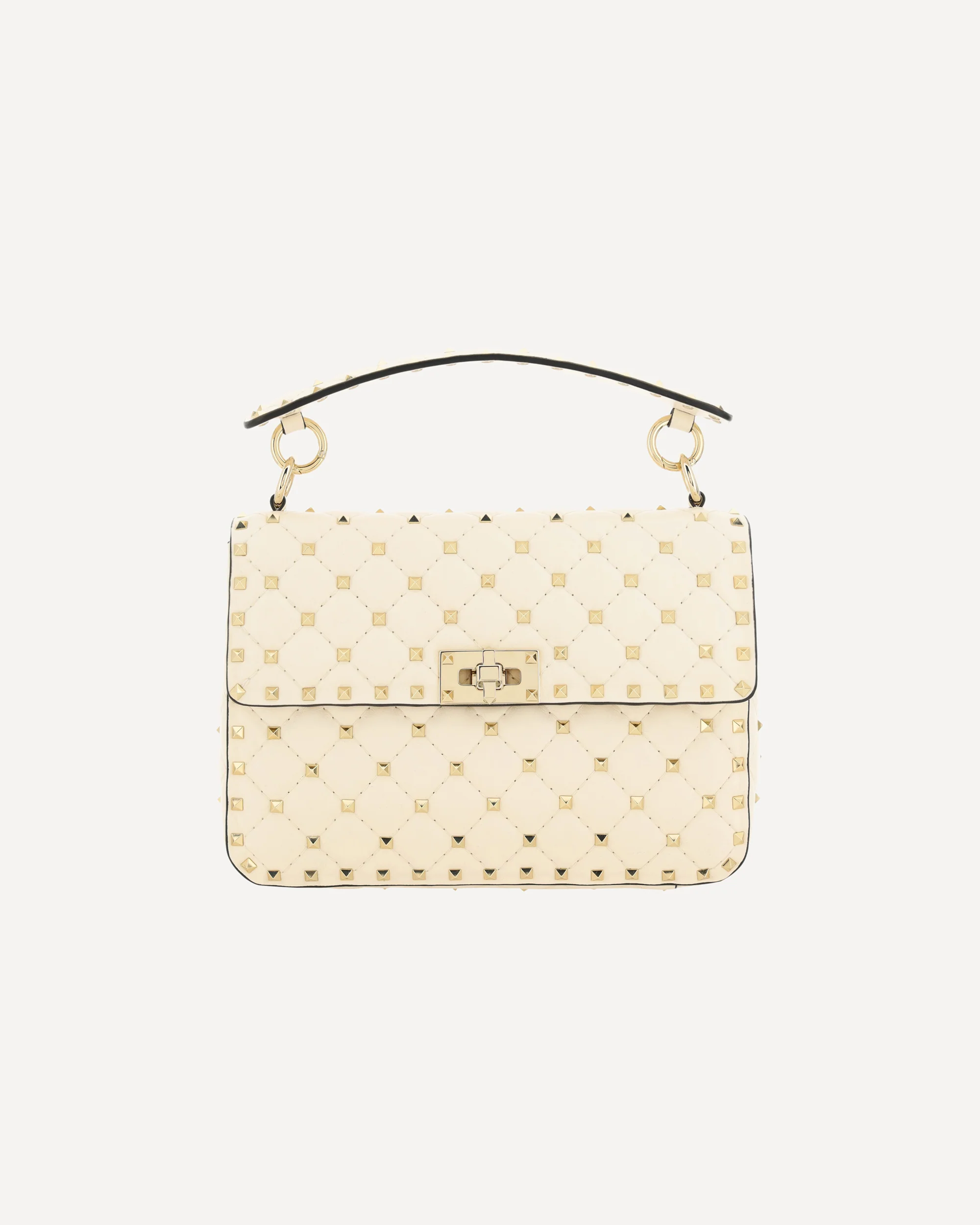 Rockstud Spike Leather Shoulder Bag - Image 3