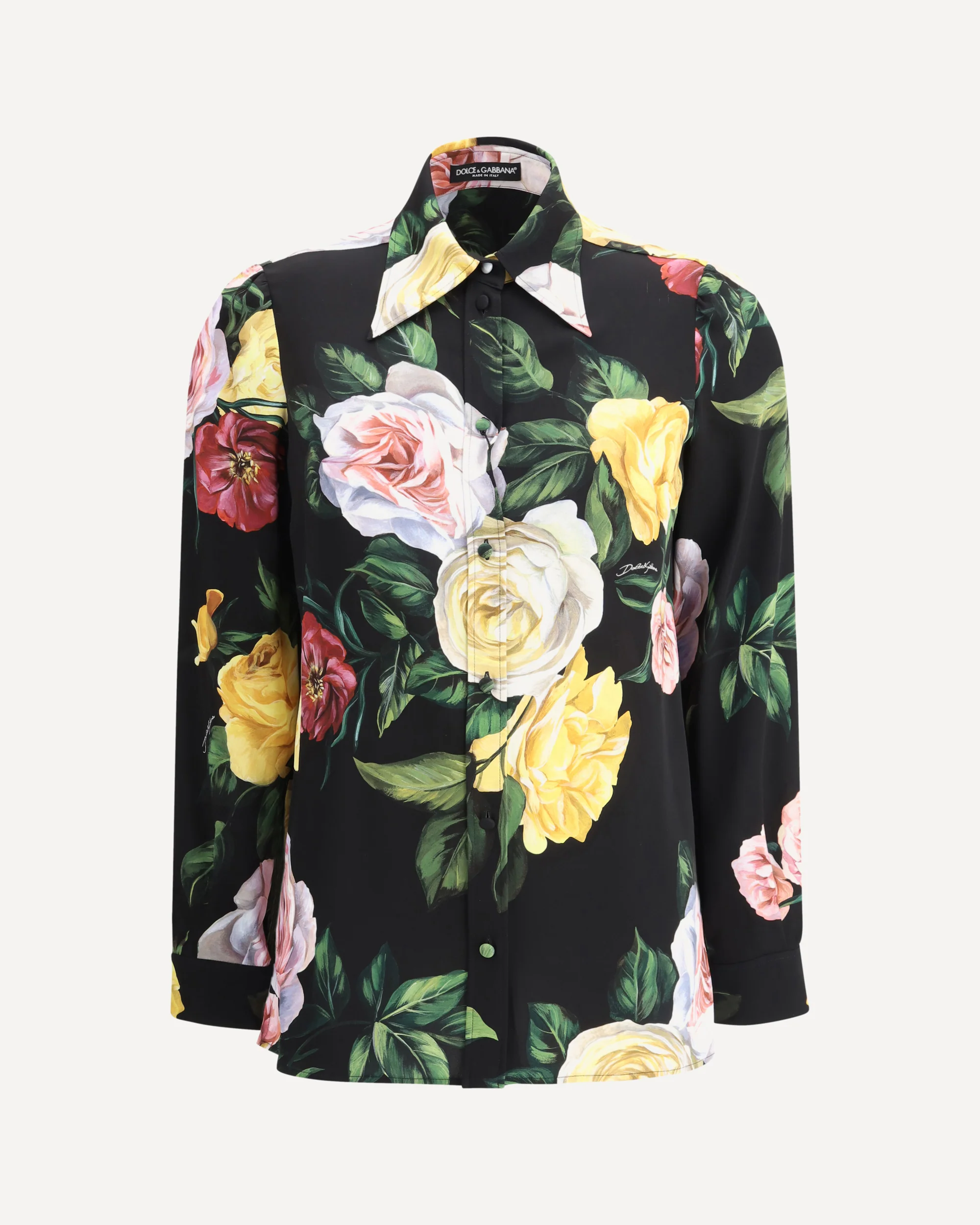 Rose and peony print Shirt - Image 3
