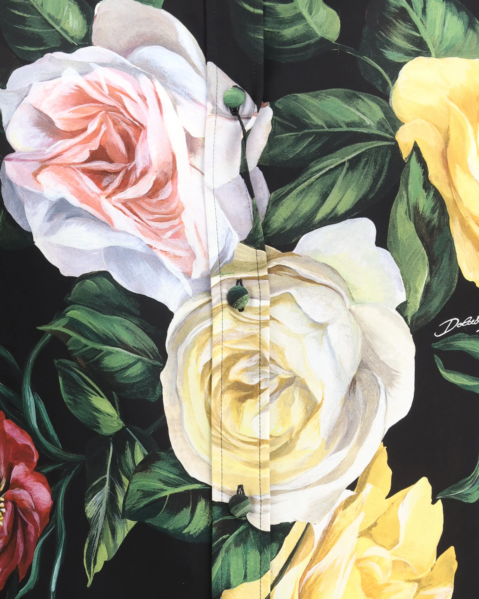 Rose and peony print Shirt - Image 5