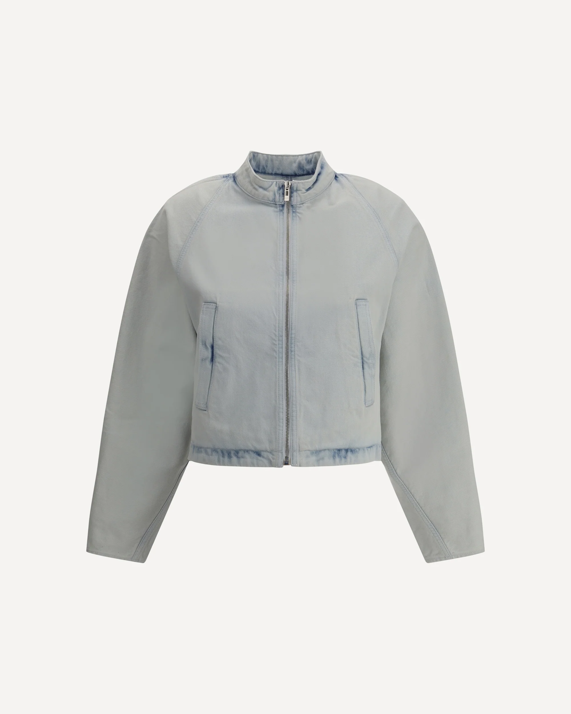 Rounded denim Jacket - Image 3