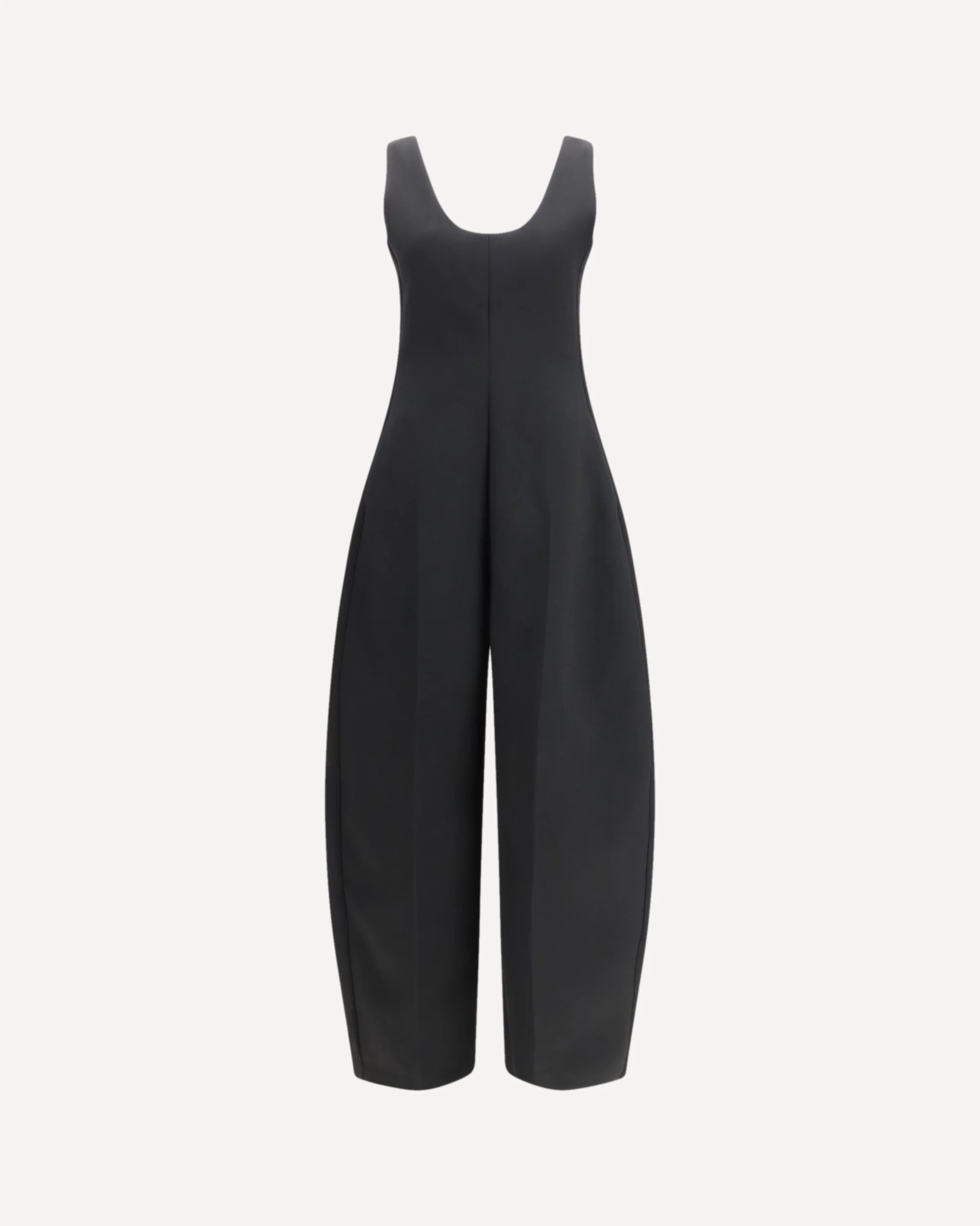 Wool crepe round Jumpsuit - Image 3
