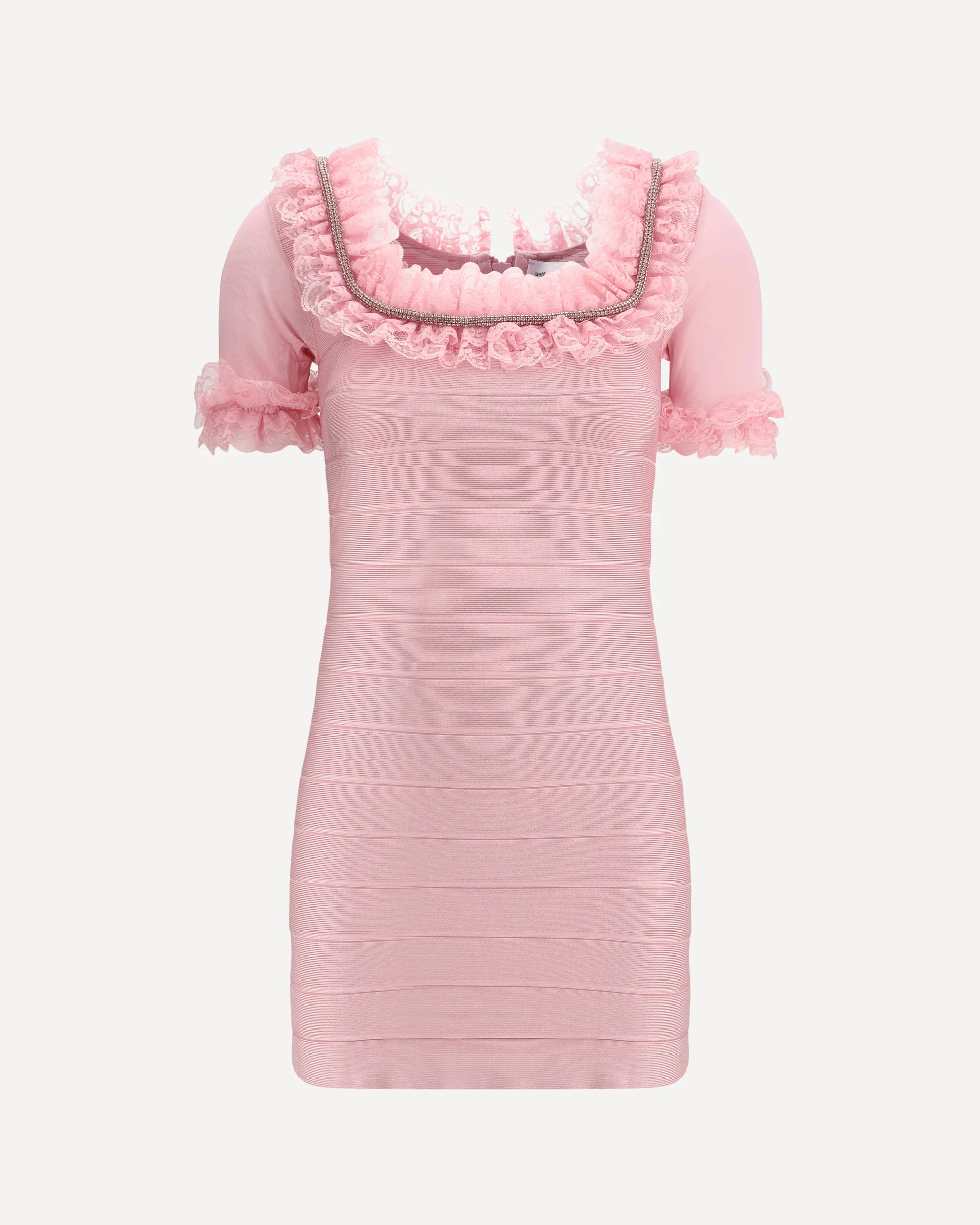 Ruffle Knit Mini Dres - Image 3