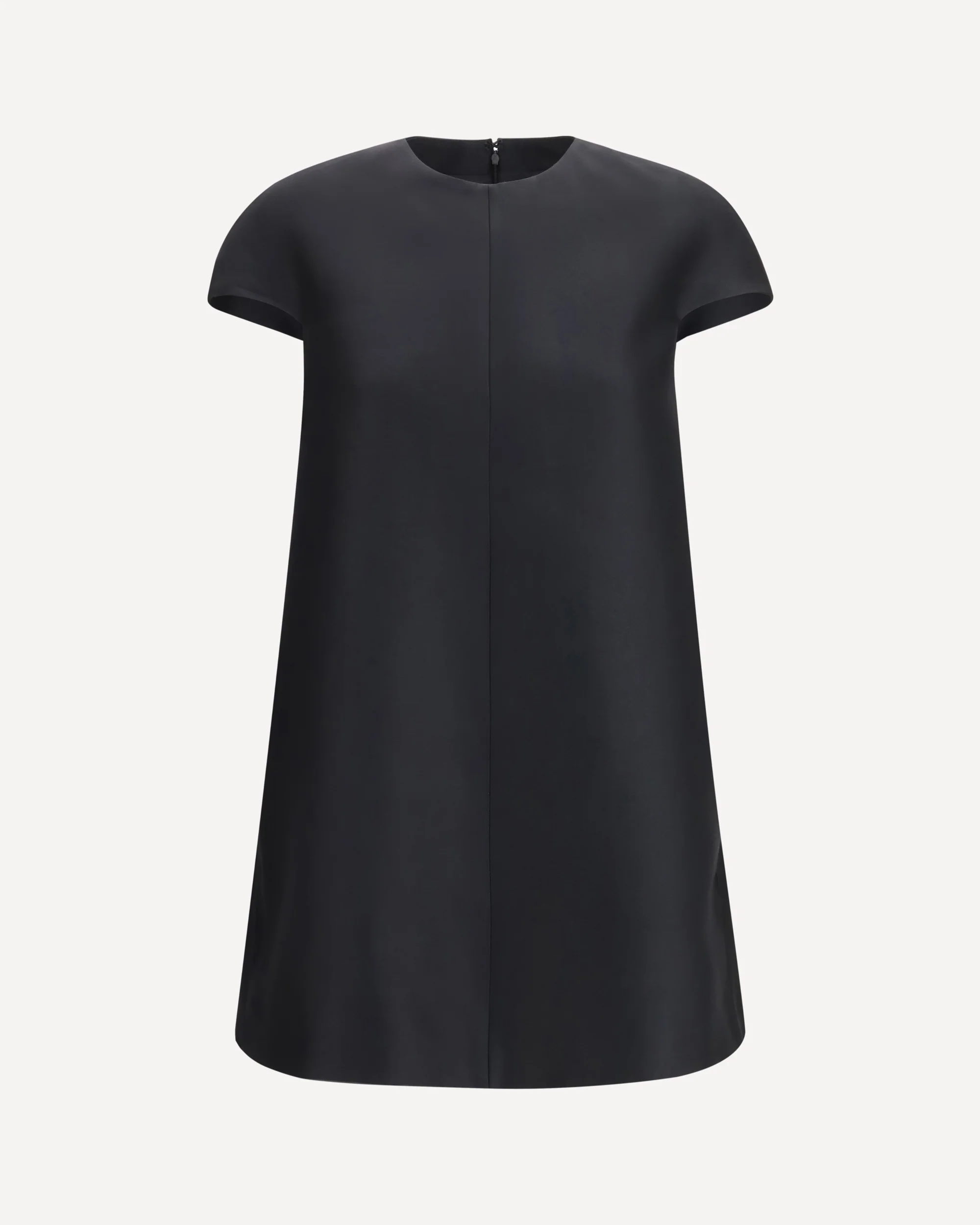 Baby doll mini Dress in wool and silk - Image 3