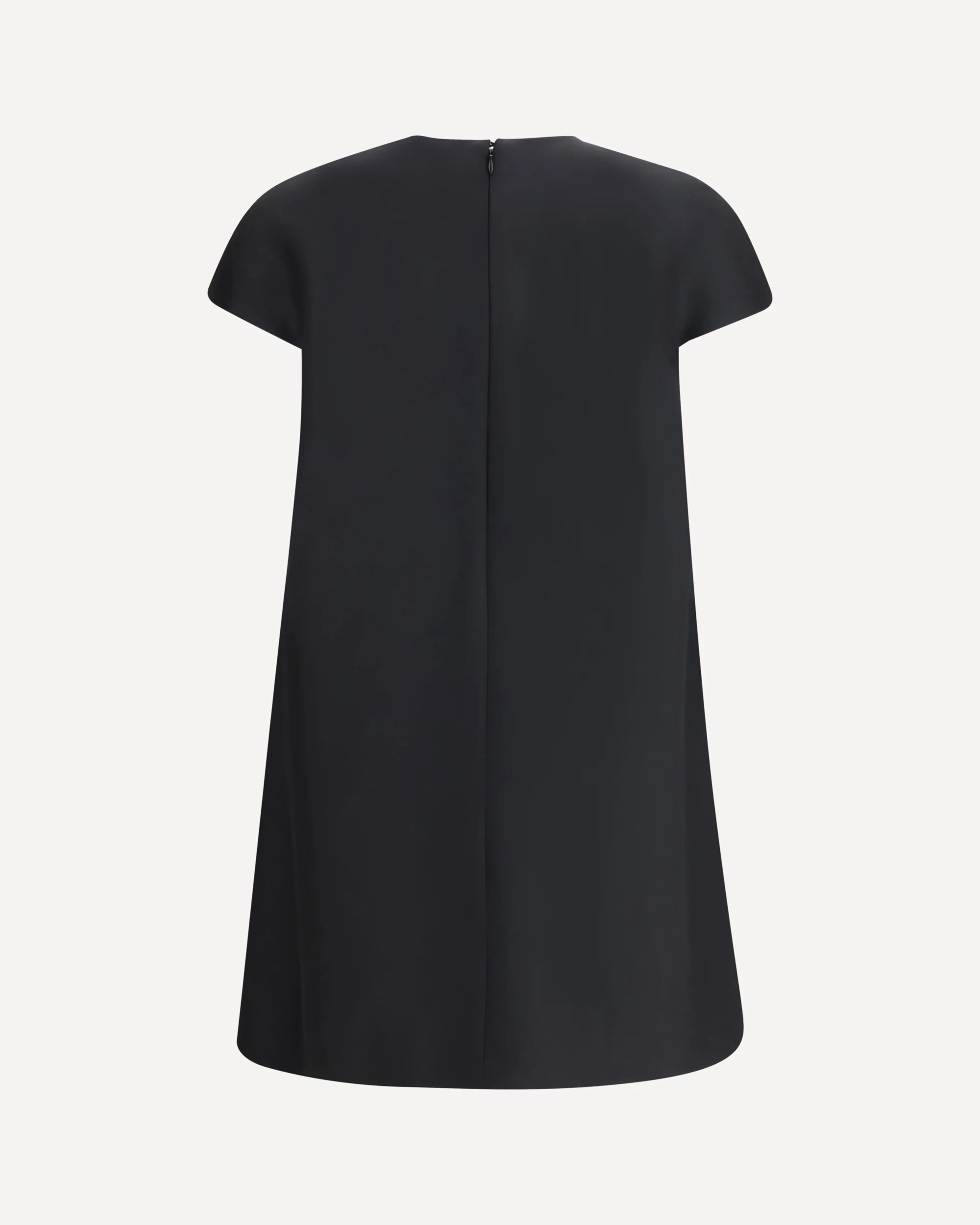 Baby doll mini Dress in wool and silk - Image 4